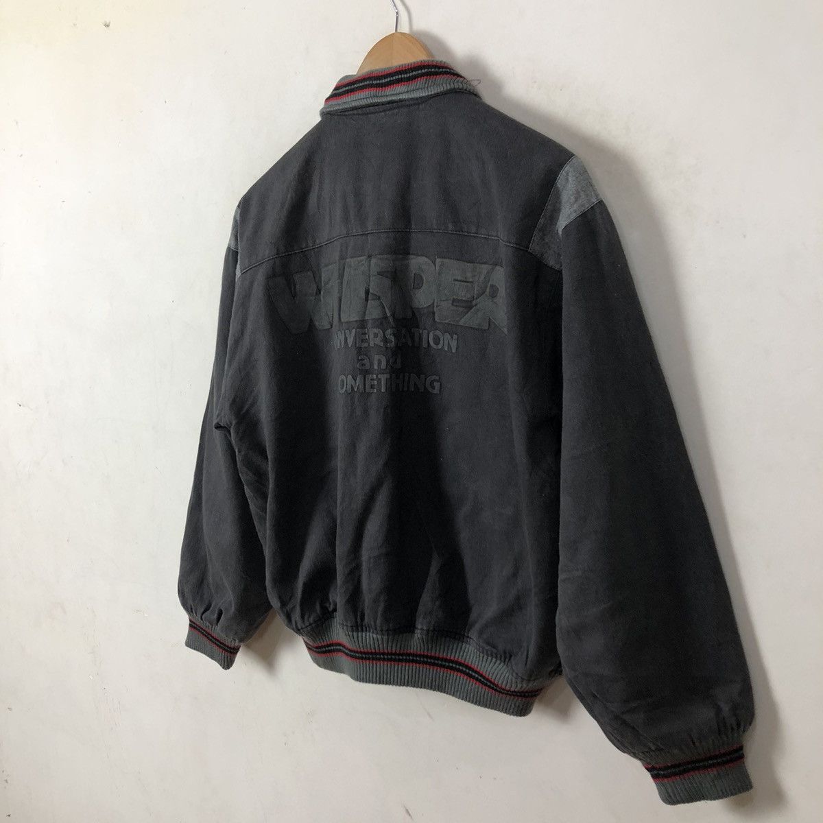 Japanese Brand WHISPER VARSITY JACKET BIG LOGO Size US S / EU 44-46 / 1 - 8 Thumbnail