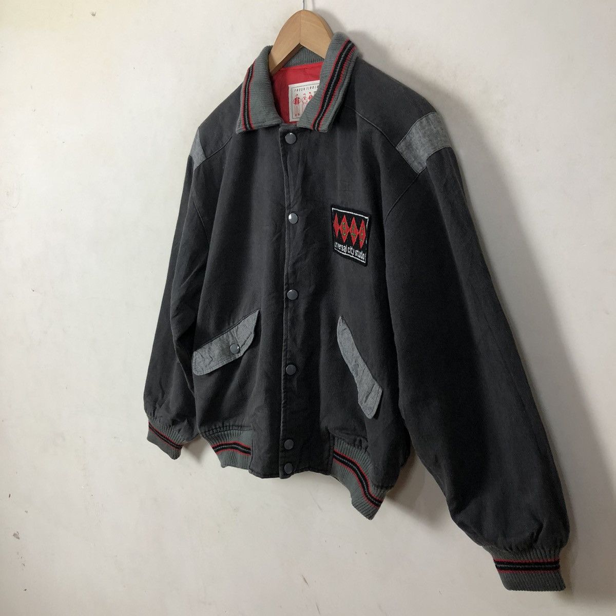 Japanese Brand WHISPER VARSITY JACKET BIG LOGO Size US S / EU 44-46 / 1 - 5 Thumbnail