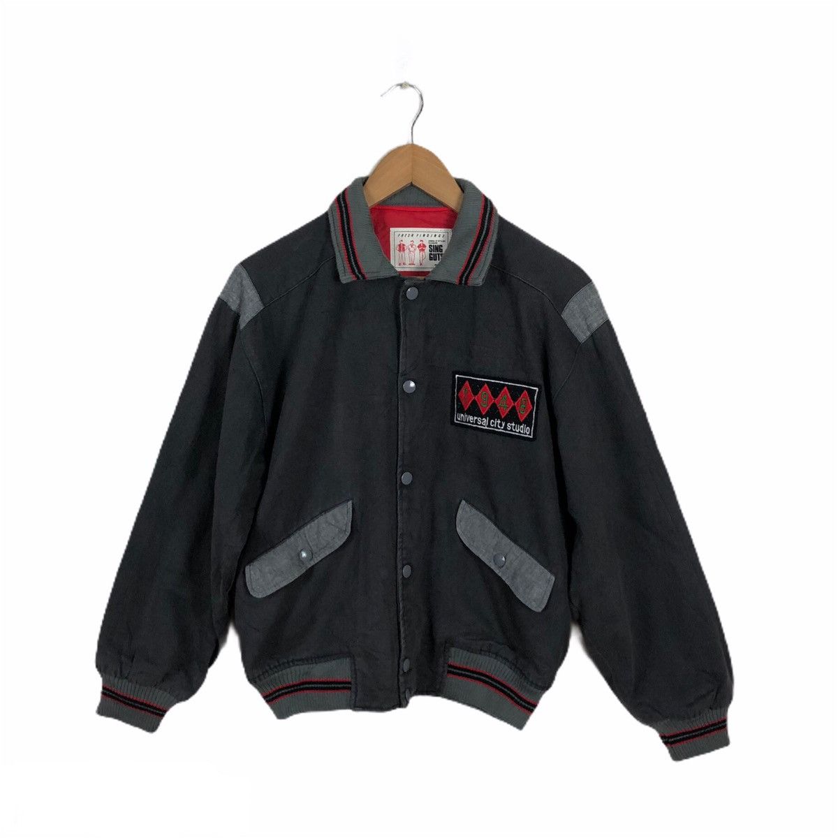Japanese Brand WHISPER VARSITY JACKET BIG LOGO Size US S / EU 44-46 / 1 - 2 Thumbnail