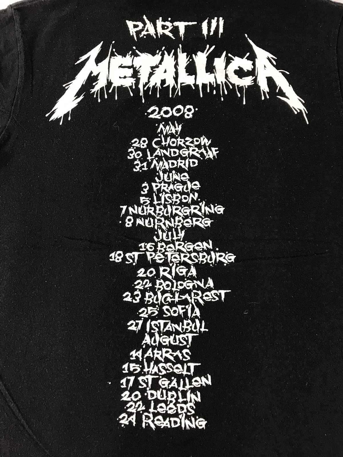 Band Tees Metallica Metal Rock Band Part 3 Tour Tee Big Logo Printed Size US M / EU 48-50 / 2 - 4 Thumbnail