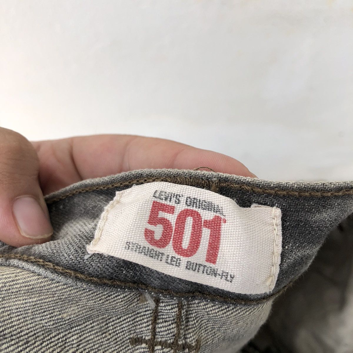 Levi's × Vintage VINTAGE 80's LEVI'S DISTRESSED DENIM Size US 34 / EU 50 - 13 Thumbnail