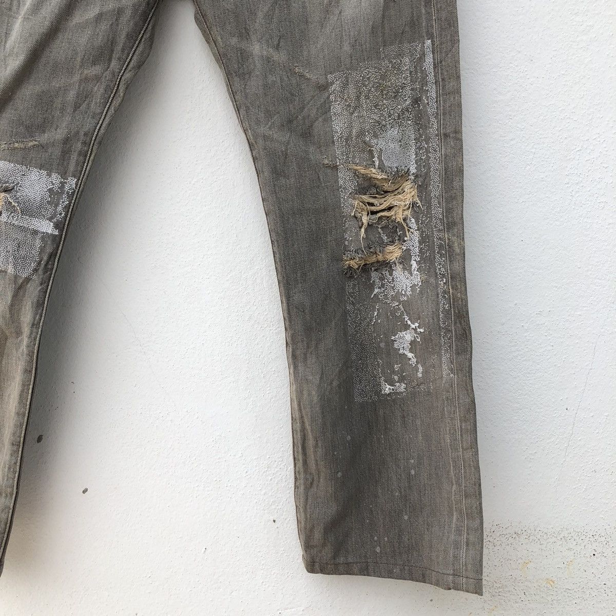 Levi's × Vintage VINTAGE 80's LEVI'S DISTRESSED DENIM Size US 34 / EU 50 - 4 Thumbnail