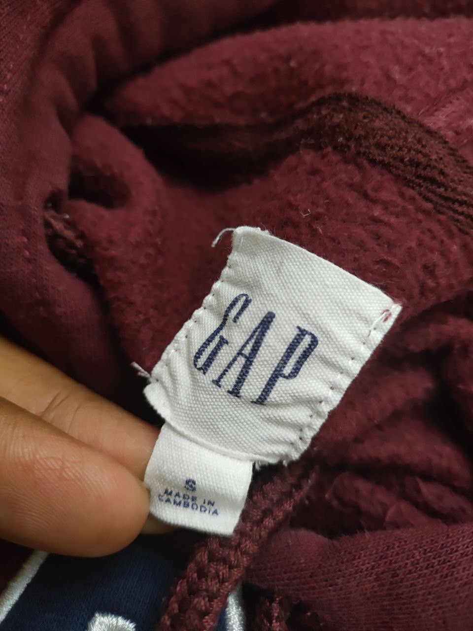Gap GAP Maroon Hoodie Size US S / EU 44-46 / 1 - 2 Thumbnail