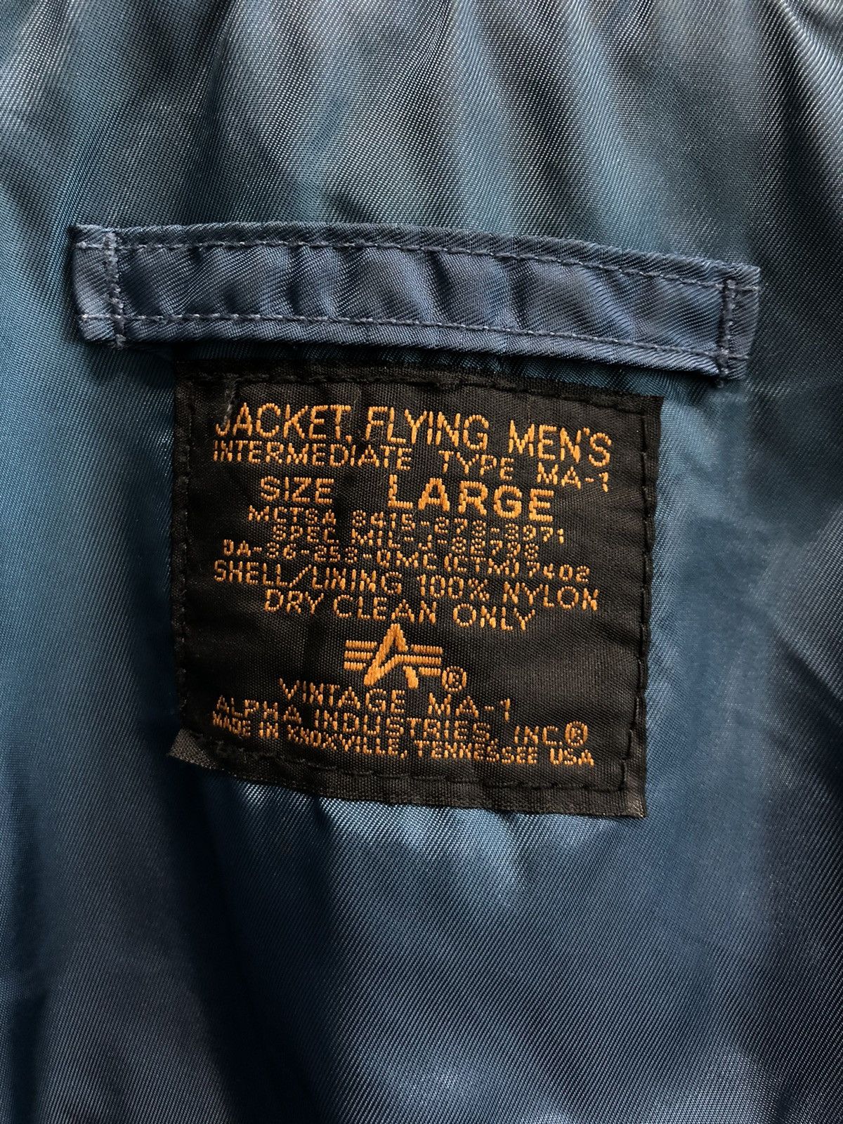 Alpha Industries JA3 US Air Force Alpha Industries Ma Flyer Jacket Size US L / EU 52-54 / 3 - 9 Thumbnail