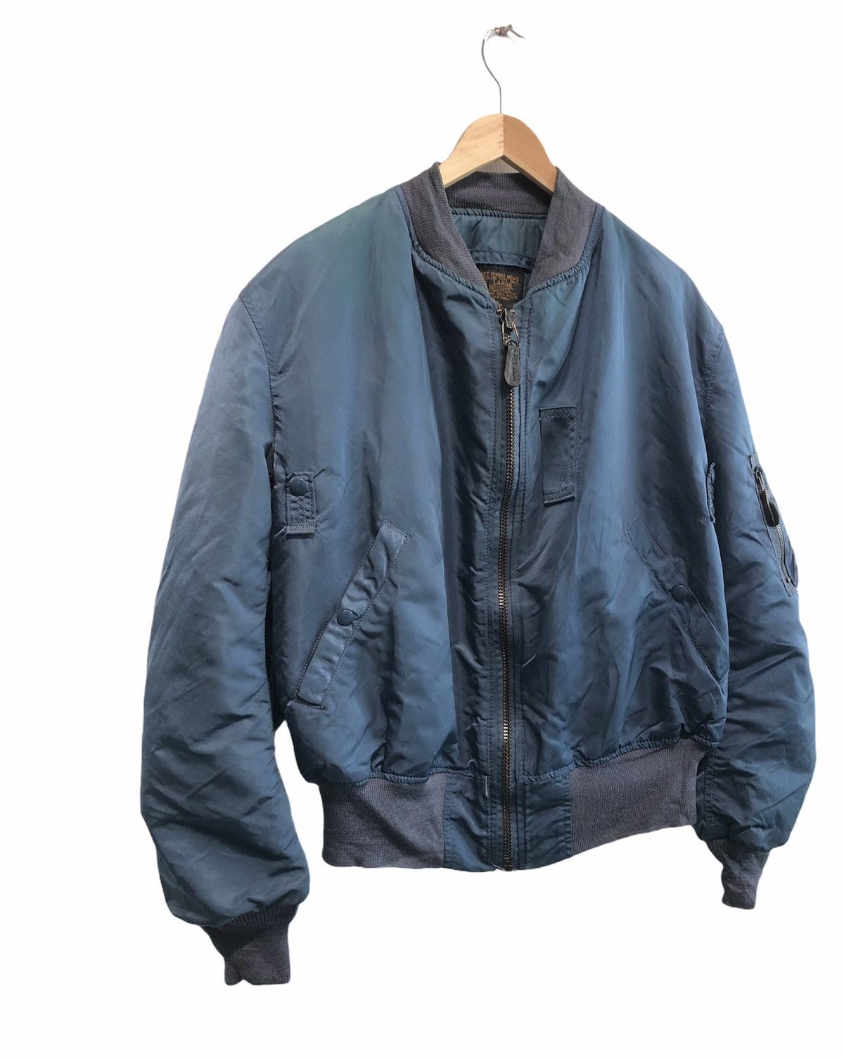 Alpha Industries JA3 US Air Force Alpha Industries Ma Flyer Jacket Size US L / EU 52-54 / 3 - 3 Thumbnail