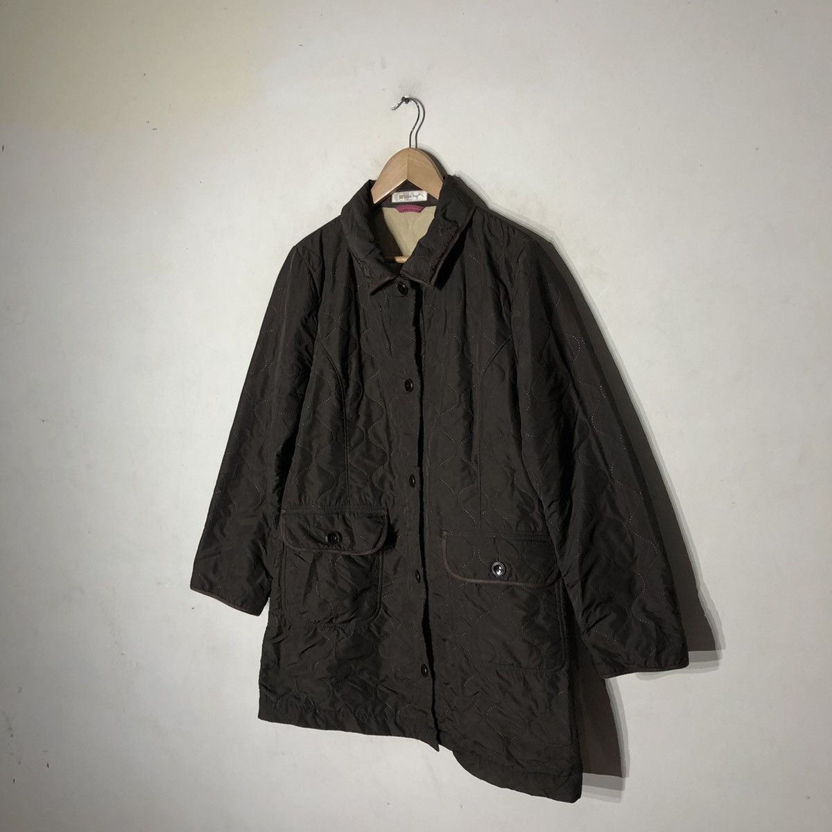 Golden Bear × Japanese Brand VINTAGE BUTTON QUILTED JACKET GOLDEN BEAR KANYE STYLE Size US L / EU 52-54 / 3 - 2 Thumbnail