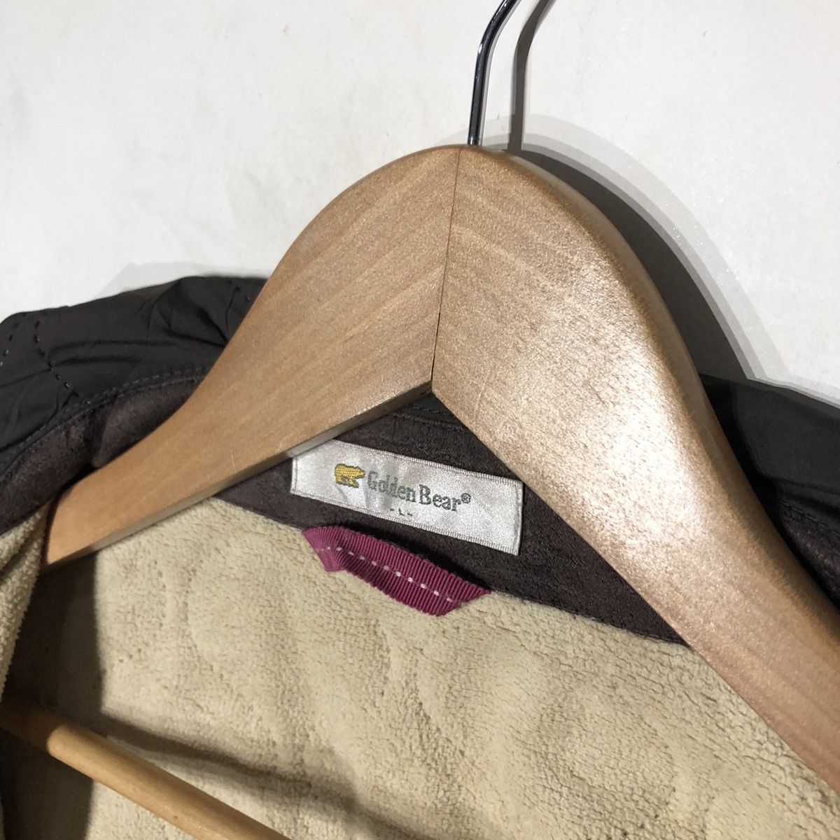 Golden Bear × Japanese Brand VINTAGE BUTTON QUILTED JACKET GOLDEN BEAR KANYE STYLE Size US L / EU 52-54 / 3 - 8 Thumbnail