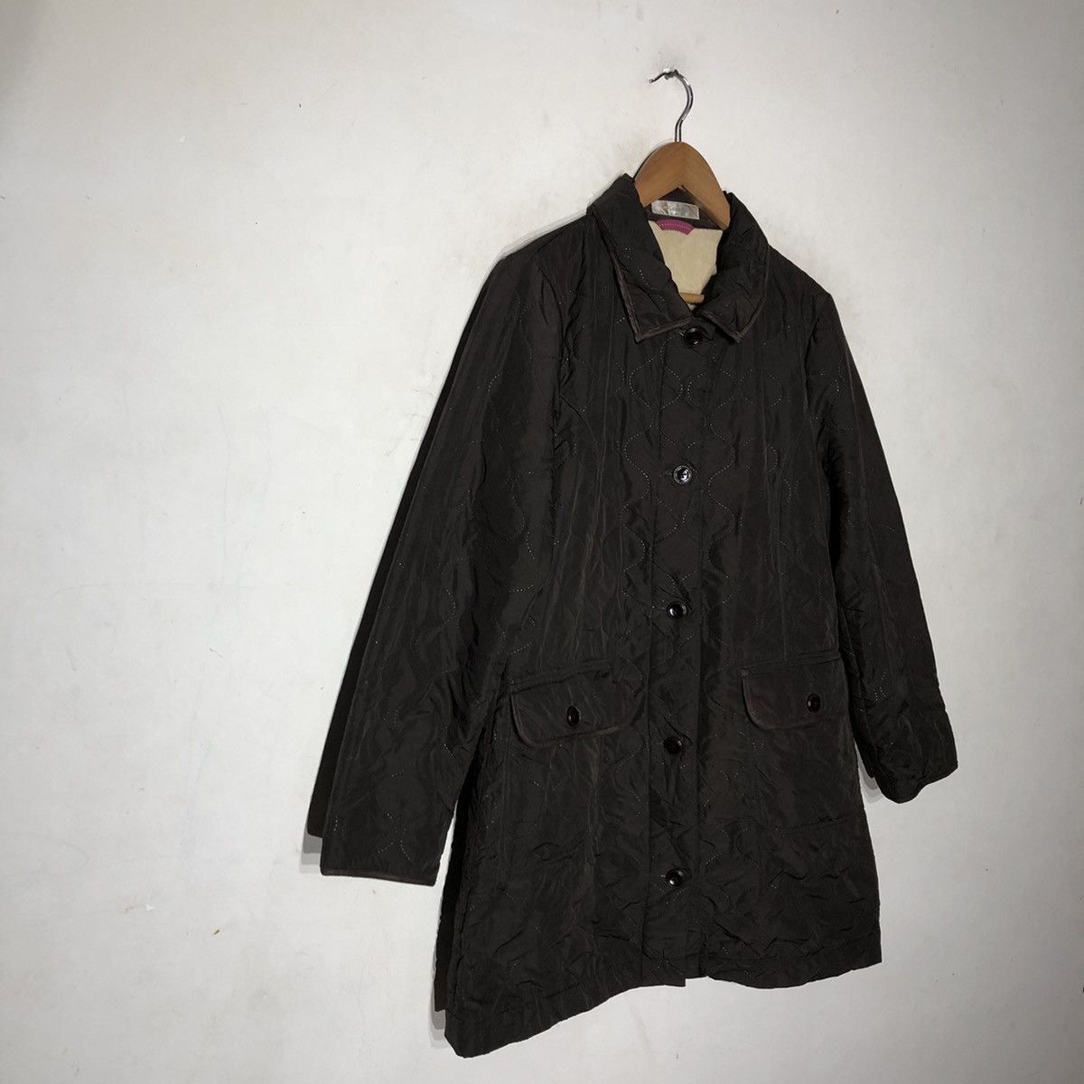 Golden Bear × Japanese Brand VINTAGE BUTTON QUILTED JACKET GOLDEN BEAR KANYE STYLE Size US L / EU 52-54 / 3 - 3 Thumbnail