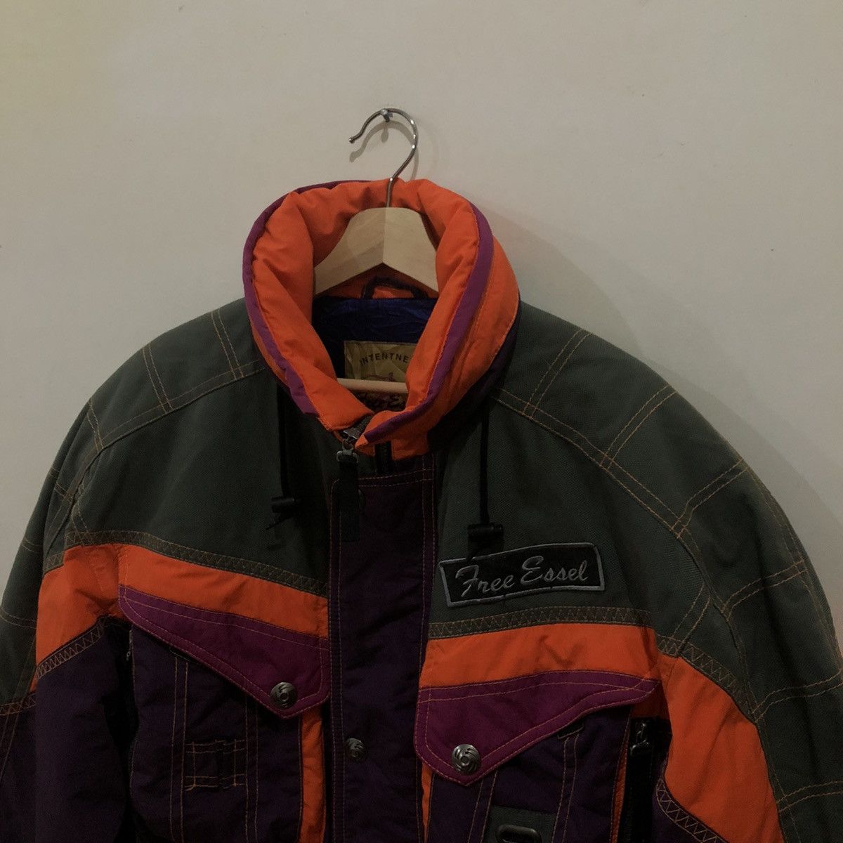 Japanese Brand Tritone Colour Free Essel Ski Jacket Size US L / EU 52-54 / 3 - 4 Thumbnail