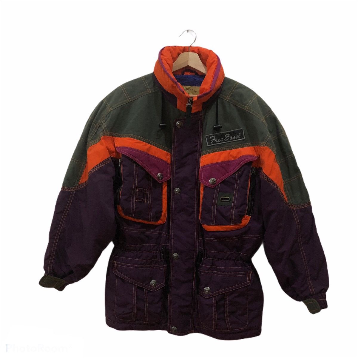 Japanese Brand Tritone Colour Free Essel Ski Jacket Size US L / EU 52-54 / 3 - 1 Thumbnail