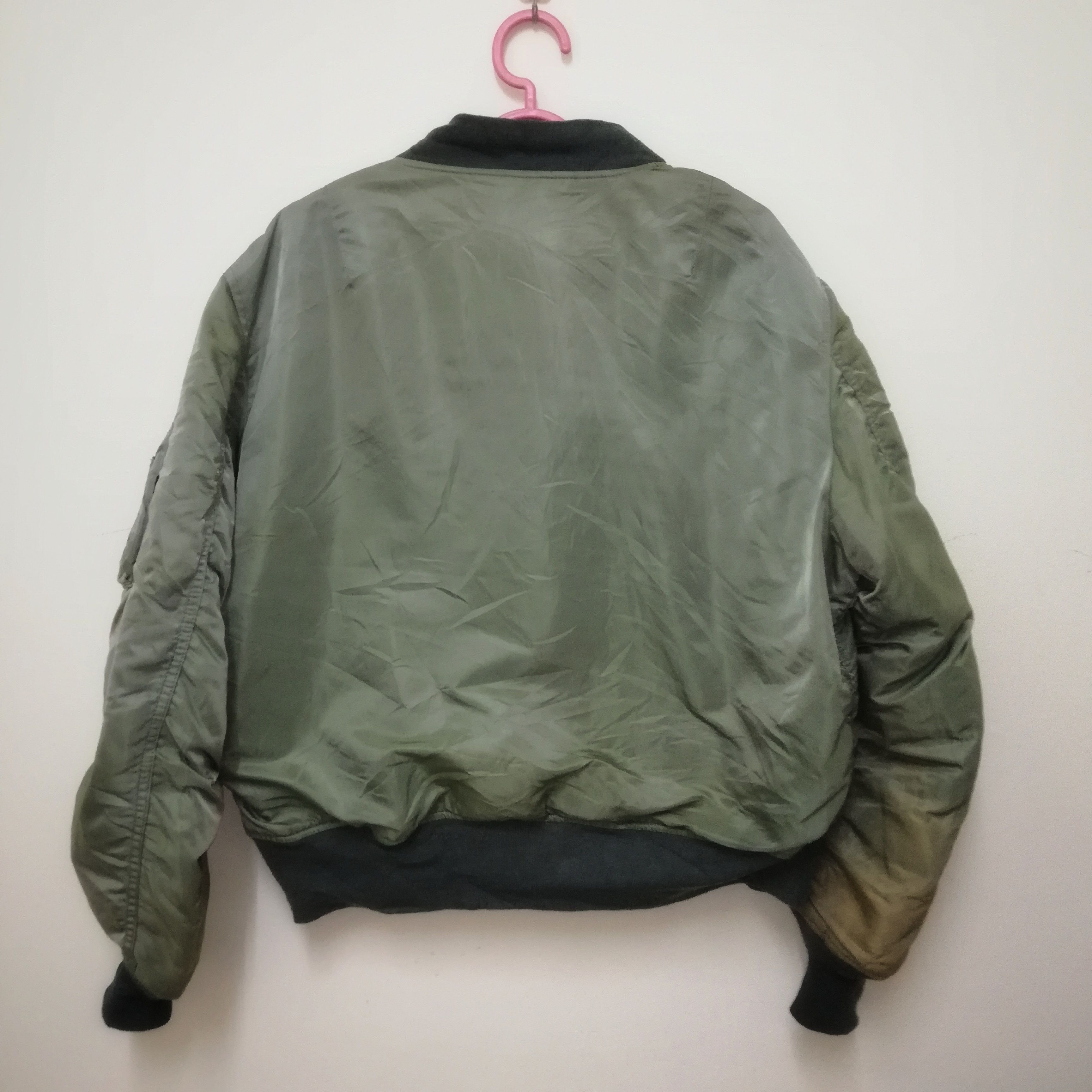 Alpha Industries × Vintage Vintage Alpha Industries Bombers Jacket Size US L / EU 52-54 / 3 - 2 Thumbnail