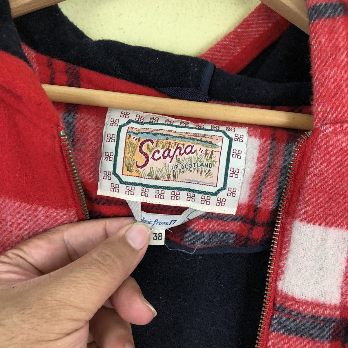 Japanese Brand Scapa of Scotland Punk Tartan Design Wool jacket Size US XL / EU 56 / 4 - 9 Thumbnail