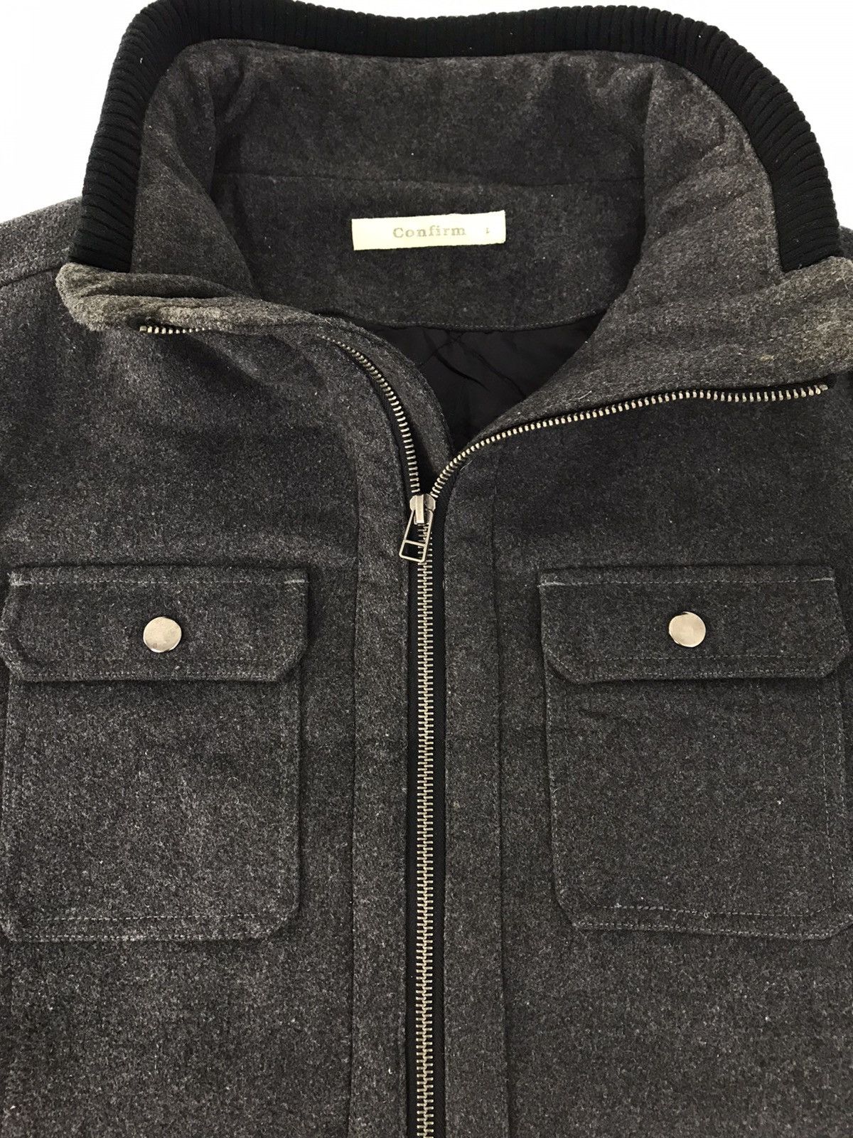 Japanese Brand Vintage Jacket Confirm Japanese Brand Heavy Wool Sleeve Size US M / EU 48-50 / 2 - 3 Thumbnail