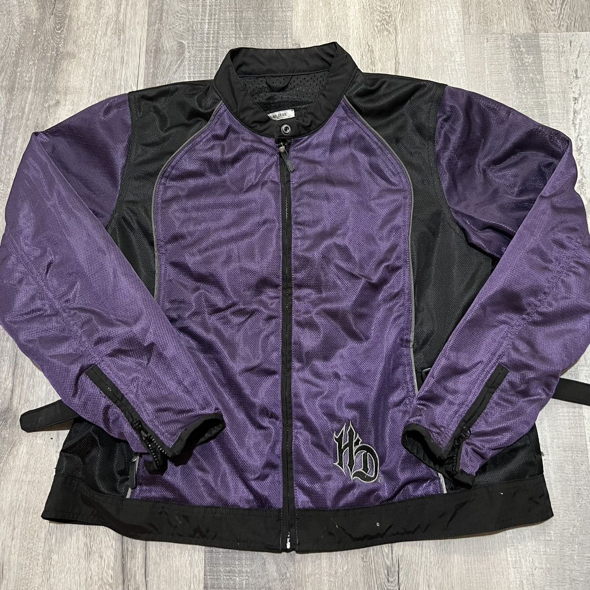 Harley Davidson Harley Davidson Purple Mesh Lined Motorcycle Riding ...