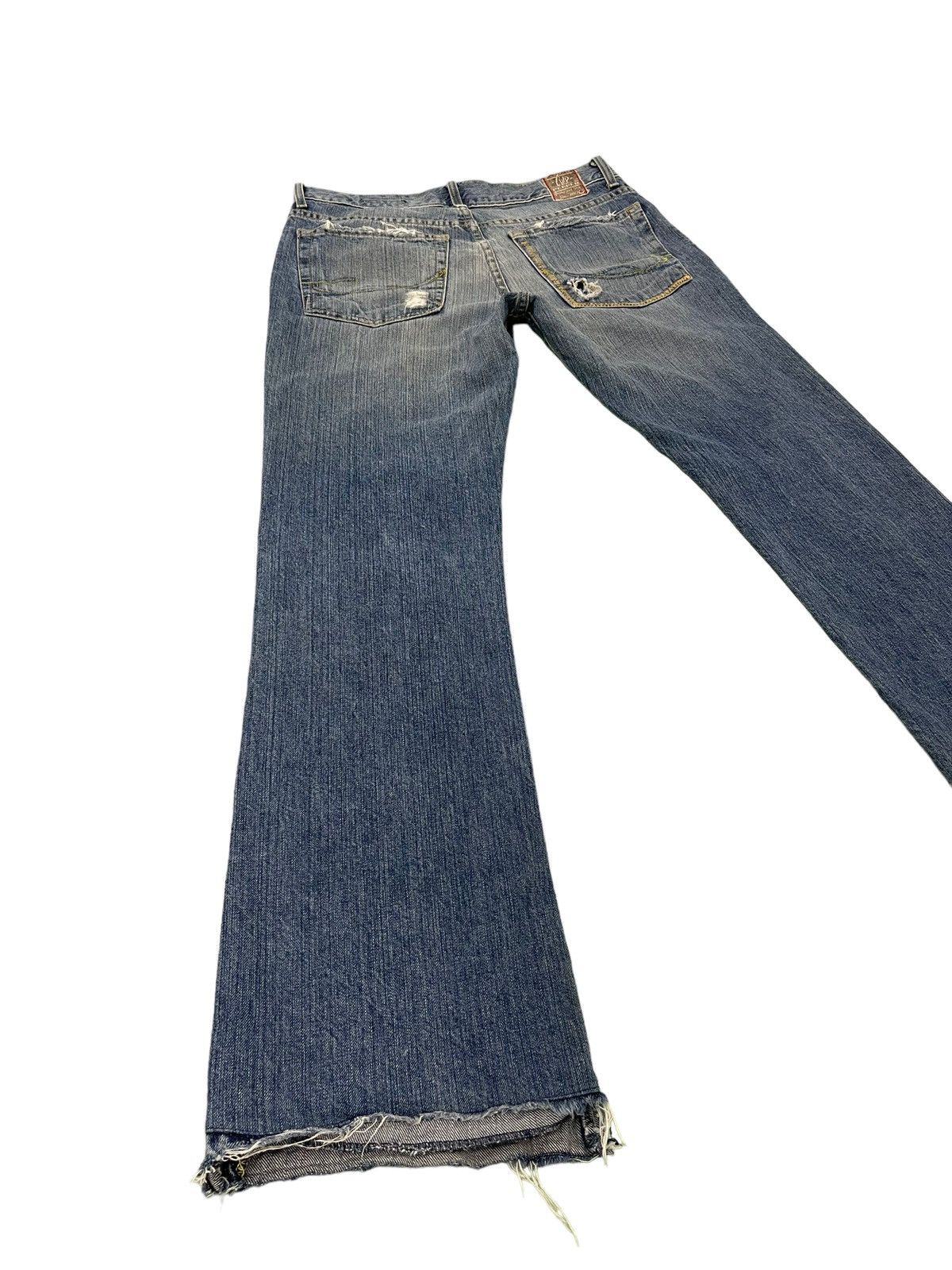 Japanese Brand Flare Jeans Chip&Pepper Distress Denim Boot Cut 5🟦 Size US 31 - 13 Thumbnail