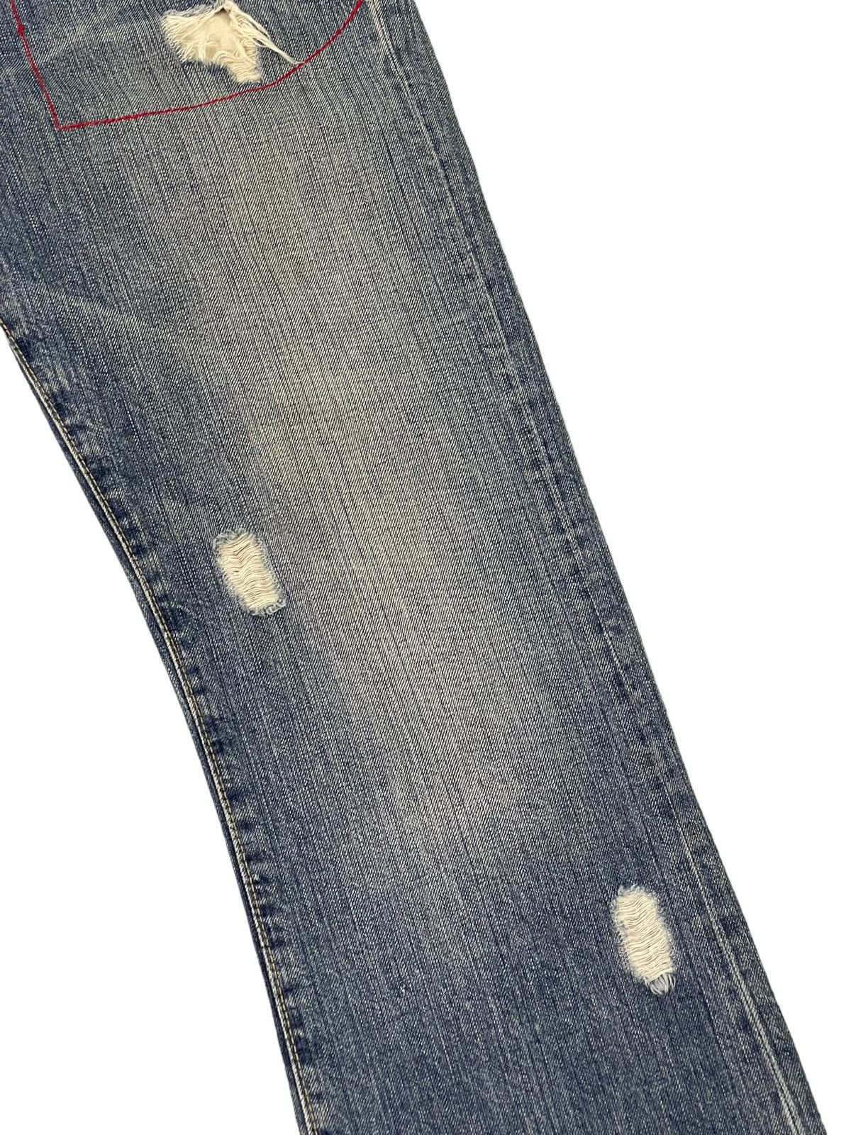 Japanese Brand Flare Jeans Chip&Pepper Distress Denim Boot Cut 5🟦 Size US 31 - 7 Thumbnail