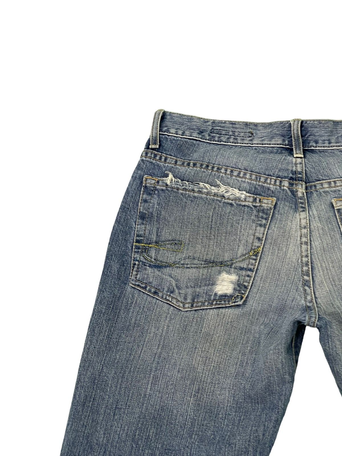Japanese Brand Flare Jeans Chip&Pepper Distress Denim Boot Cut 5🟦 Size US 31 - 19 Thumbnail