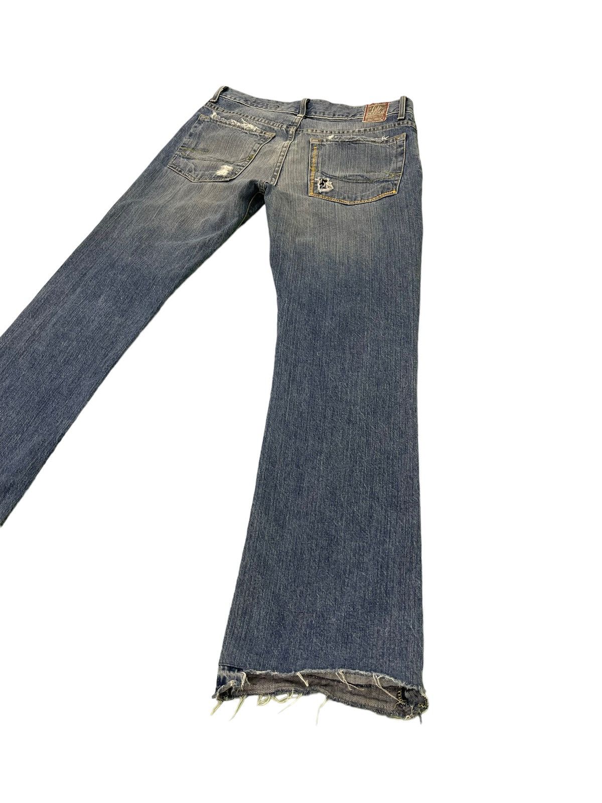 Japanese Brand Flare Jeans Chip&Pepper Distress Denim Boot Cut 5🟦 Size US 31 - 14 Thumbnail