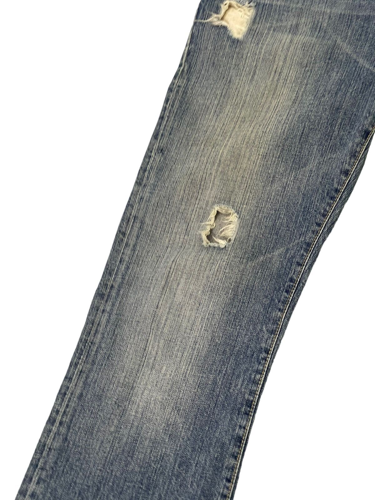 Japanese Brand Flare Jeans Chip&Pepper Distress Denim Boot Cut 5🟦 Size US 31 - 6 Thumbnail