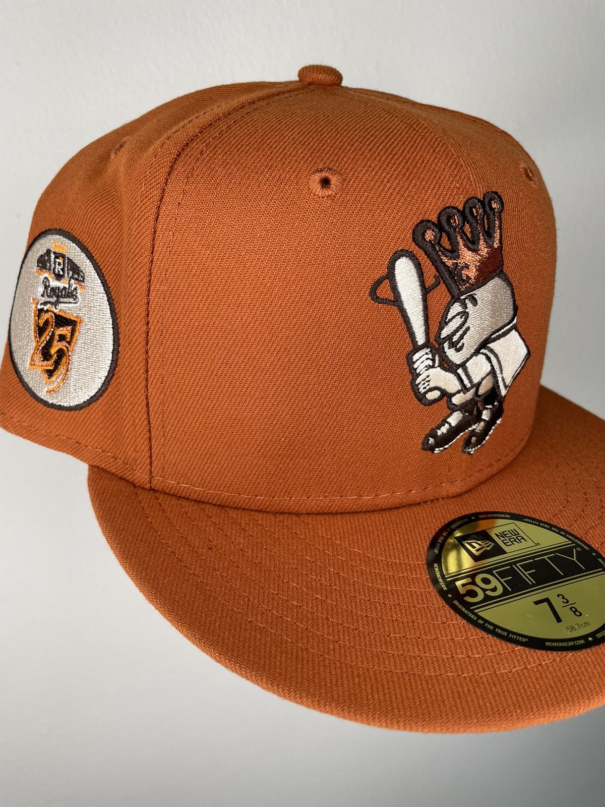 image of Hat Club x New Era Kansas City Royals Campfire Green Uv 7 3/8 Hatclub in Brown, Men's