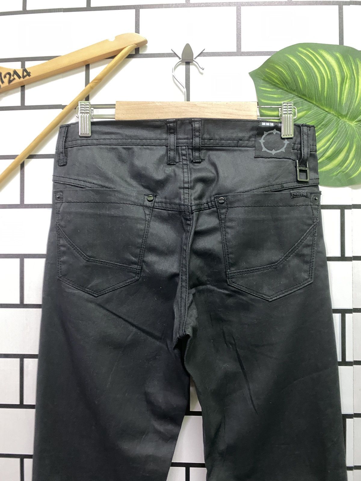 Empyre × Other EMPYRE Black Waxed Pants Size US 29 - 11 Thumbnail