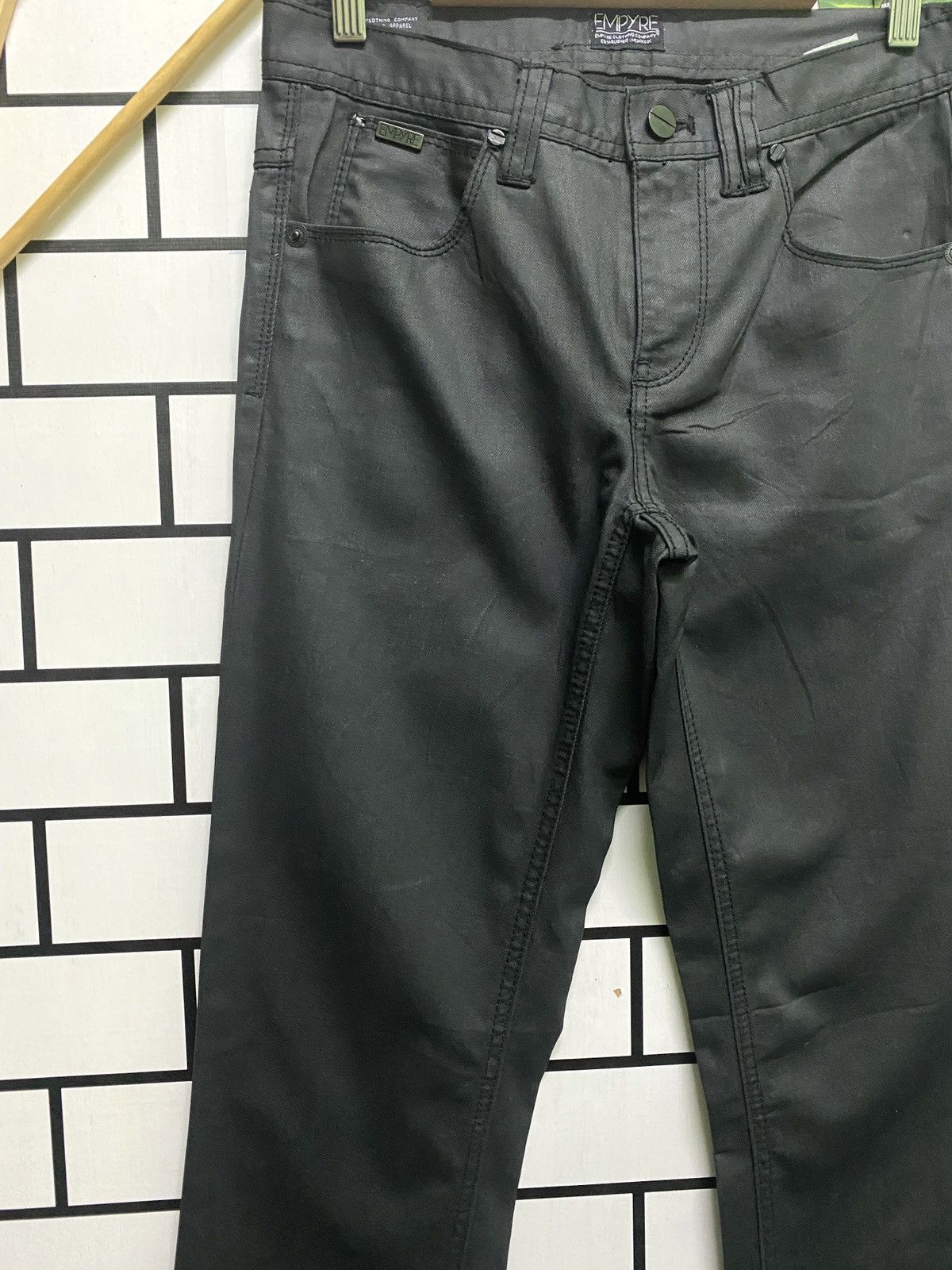 Empyre × Other EMPYRE Black Waxed Pants Size US 29 - 6 Thumbnail