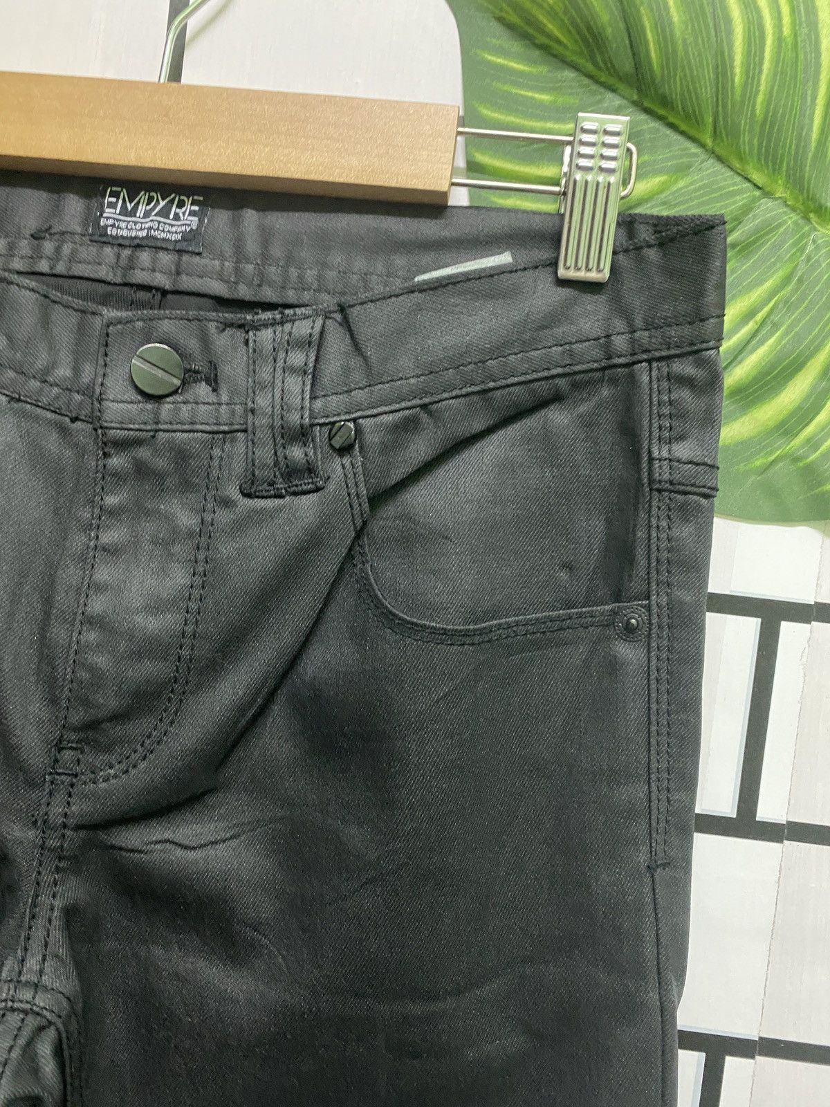 Empyre × Other EMPYRE Black Waxed Pants Size US 29 - 5 Thumbnail