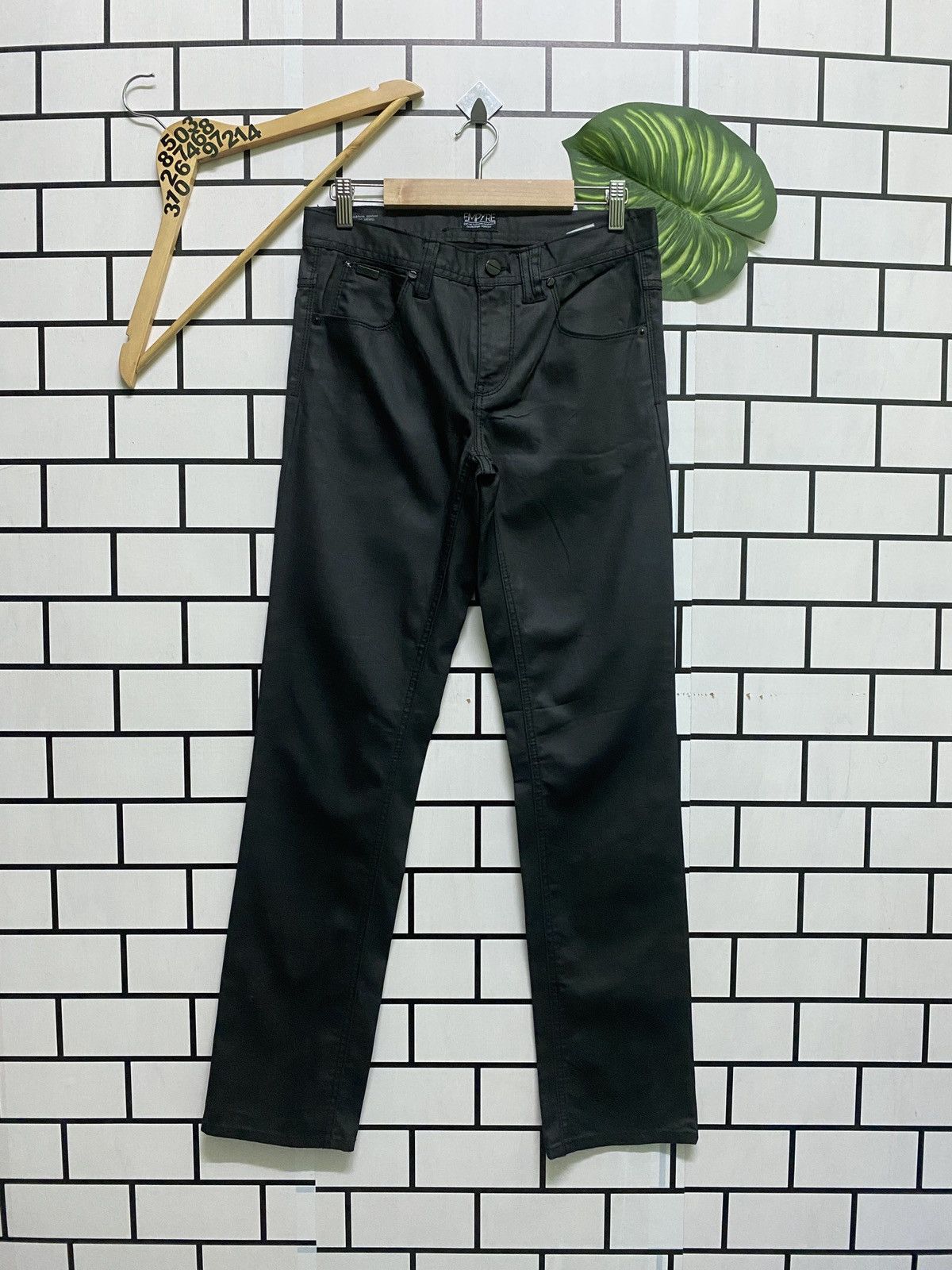 Empyre × Other EMPYRE Black Waxed Pants Size US 29 - 1 Thumbnail