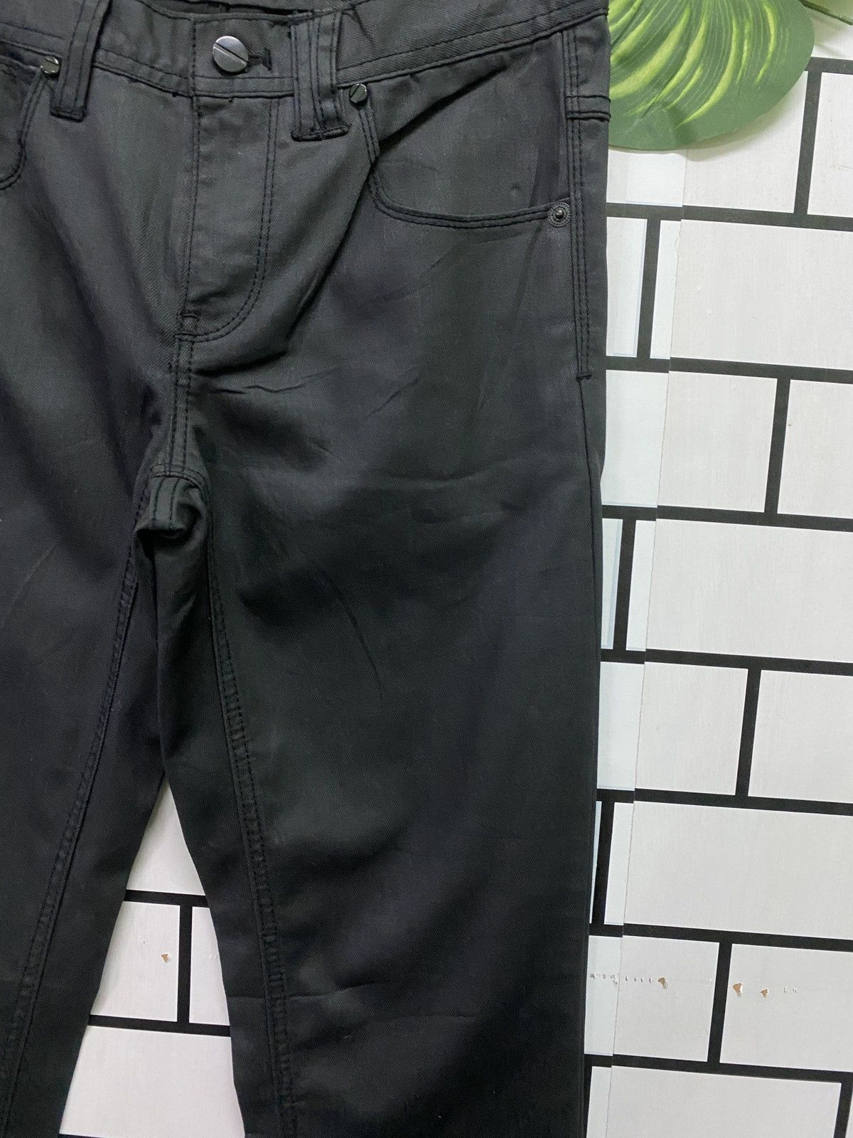Empyre × Other EMPYRE Black Waxed Pants Size US 29 - 7 Thumbnail
