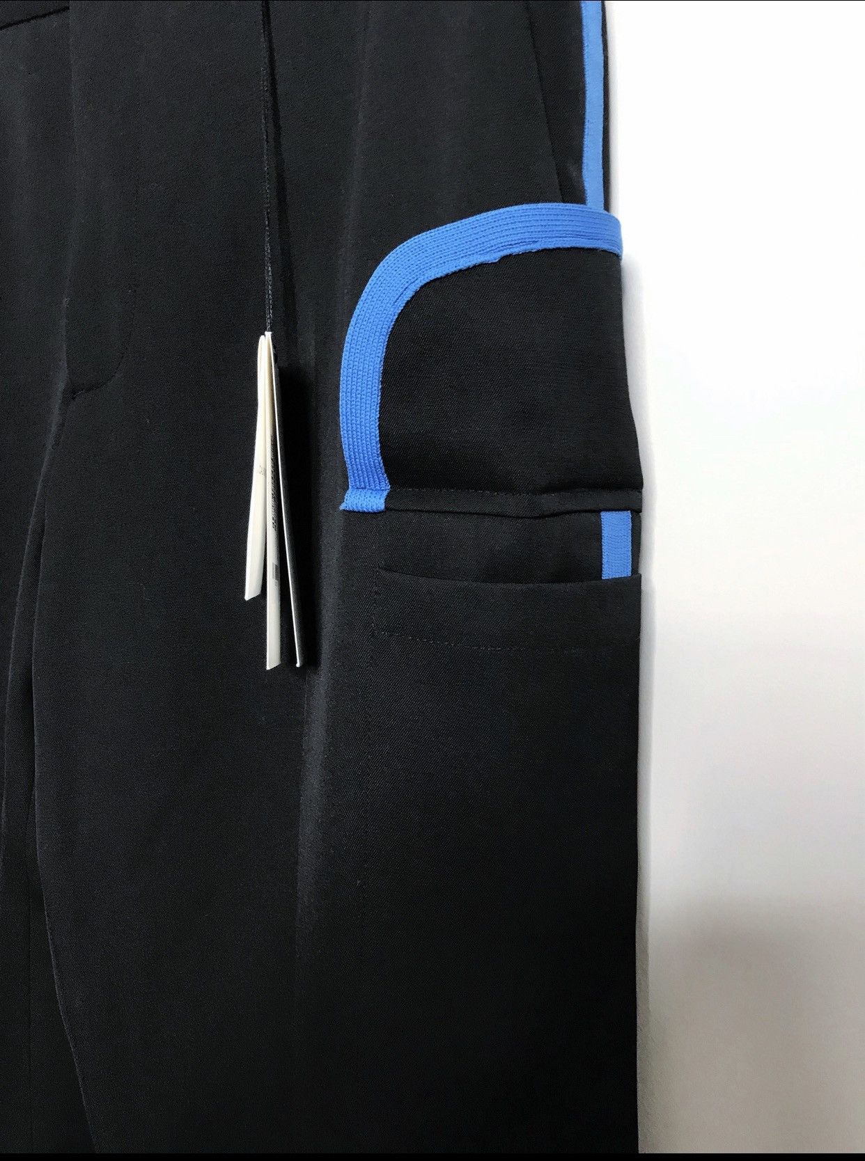 Calvin Klein 205W39NYC × Raf Simons CalvinKlein205W39NYC Wool Contrast Pleated Trousers Size US 30 / EU 46 - 9 Thumbnail