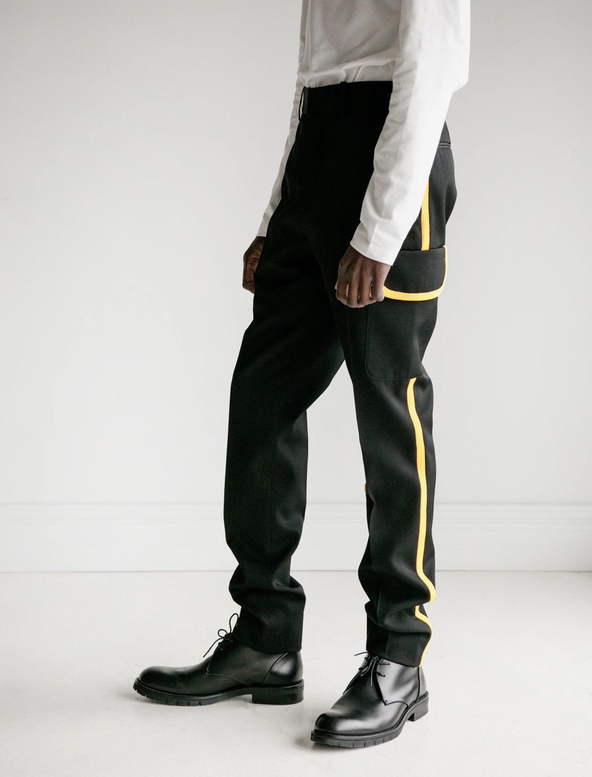 Calvin Klein 205W39NYC × Raf Simons CalvinKlein205W39NYC Wool Contrast Pleated Trousers Size US 30 / EU 46 - 12 Thumbnail
