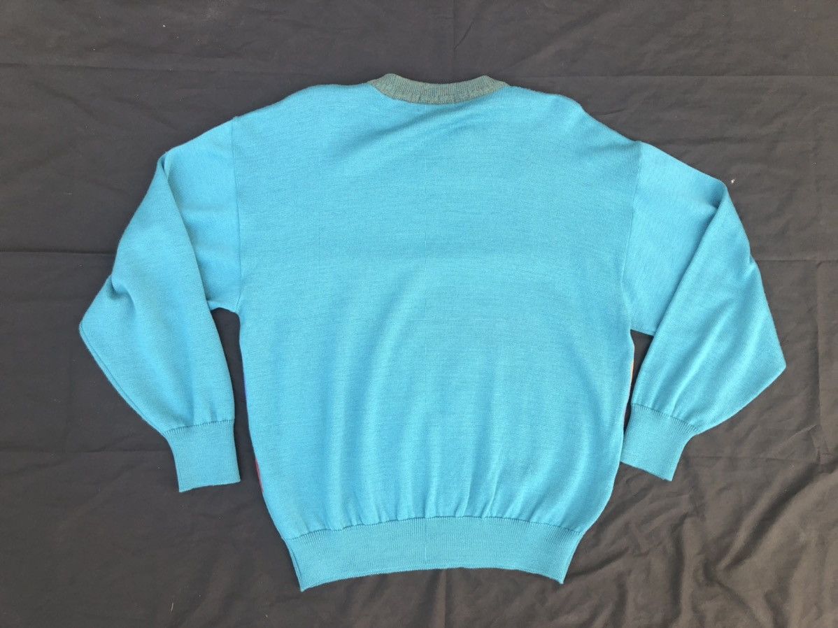 Jean-Louis Scherrer Vintage Jean-Louis Scherrer Psychedelic Art Wool Sweater Size US L / EU 52-54 / 3 - 6 Thumbnail