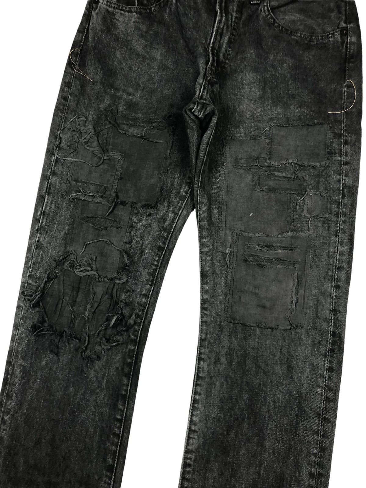 Johnbull Johnbull 🇯🇵 Distressed Rebuild Denim Undercover Inspired Size US 30 / EU 46 - 6 Thumbnail