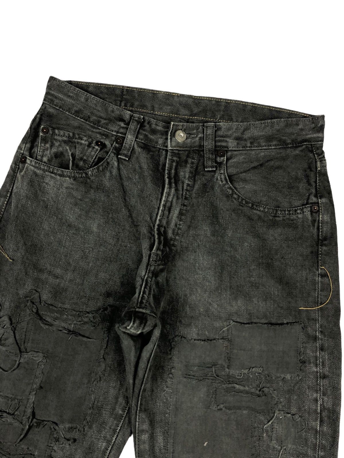 Johnbull Johnbull 🇯🇵 Distressed Rebuild Denim Undercover Inspired Size US 30 / EU 46 - 5 Thumbnail