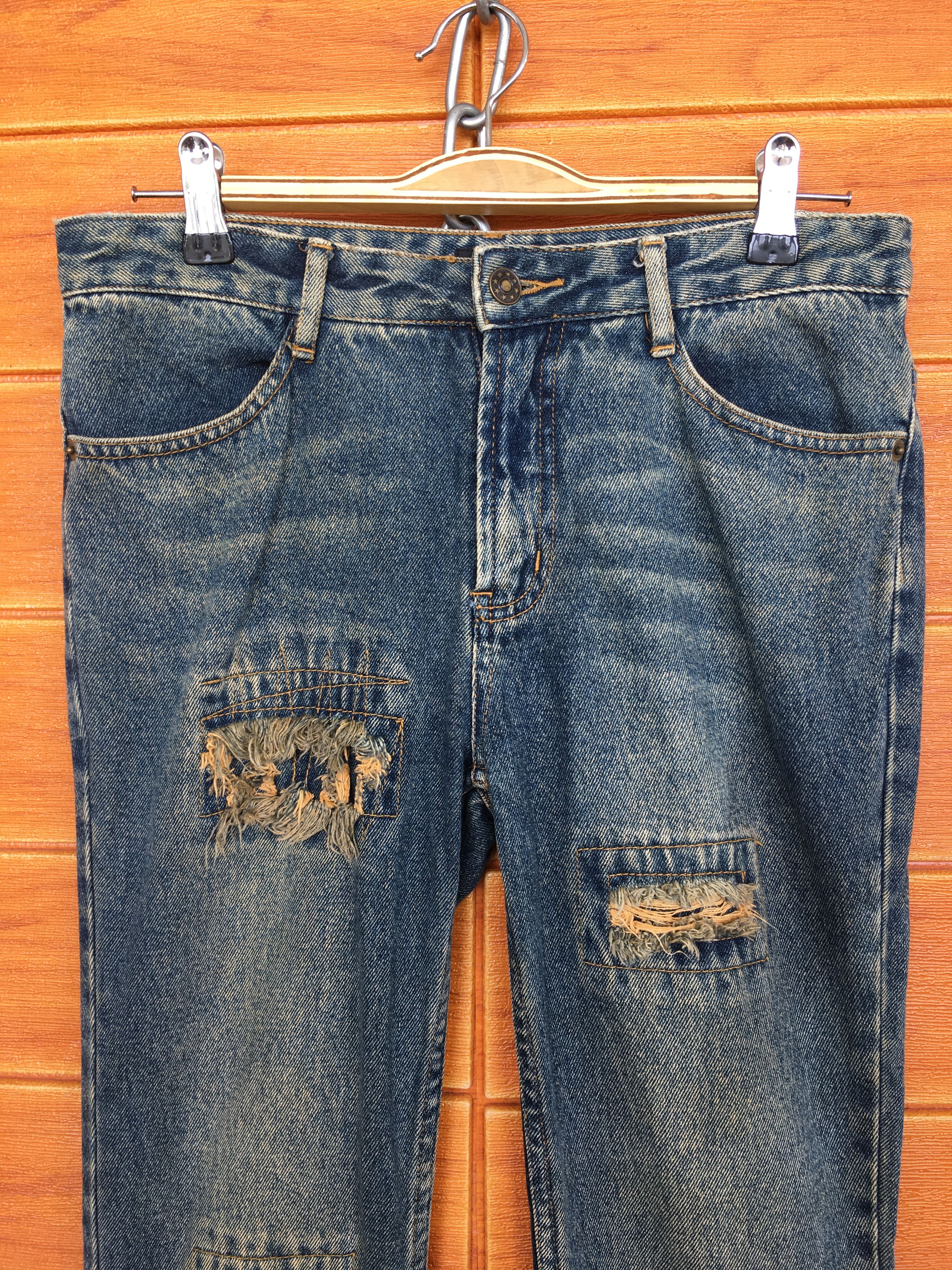Tornado Mart Flare Jeans Mouth Valley Rusty Distressed Boot Cut Size US 28 / EU 44 - 2 Thumbnail