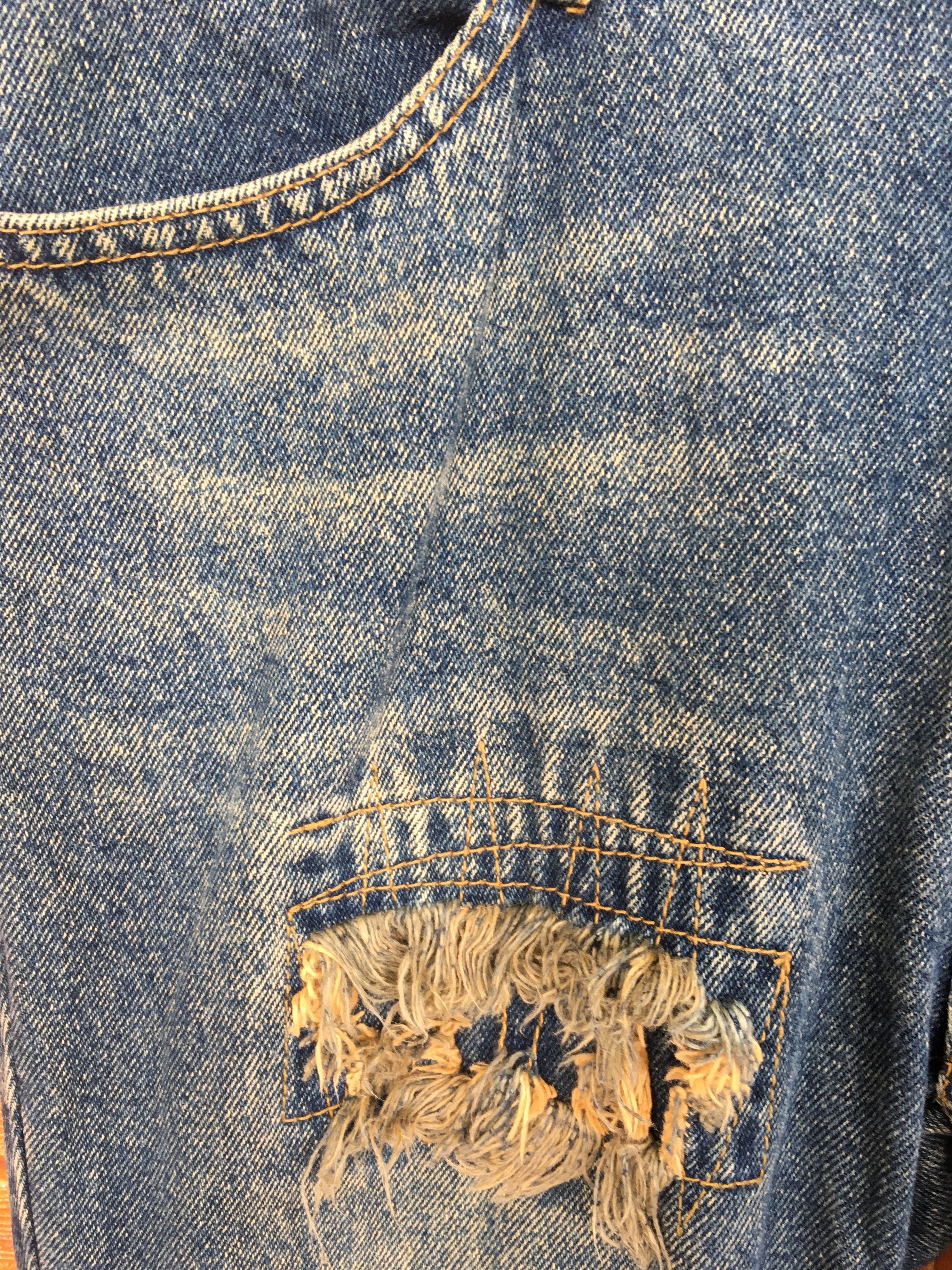 Tornado Mart Flare Jeans Mouth Valley Rusty Distressed Boot Cut Size US 28 / EU 44 - 11 Thumbnail