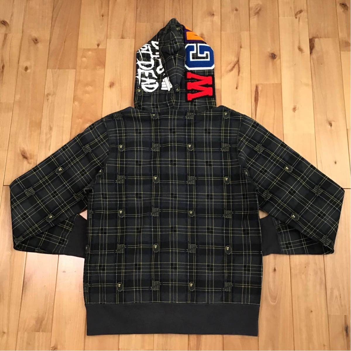 Bape × Undefeated BAPE × undefeated check shark full zip hoodie a bathing ape Size US M / EU 48-50 / 2 - 3 Thumbnail
