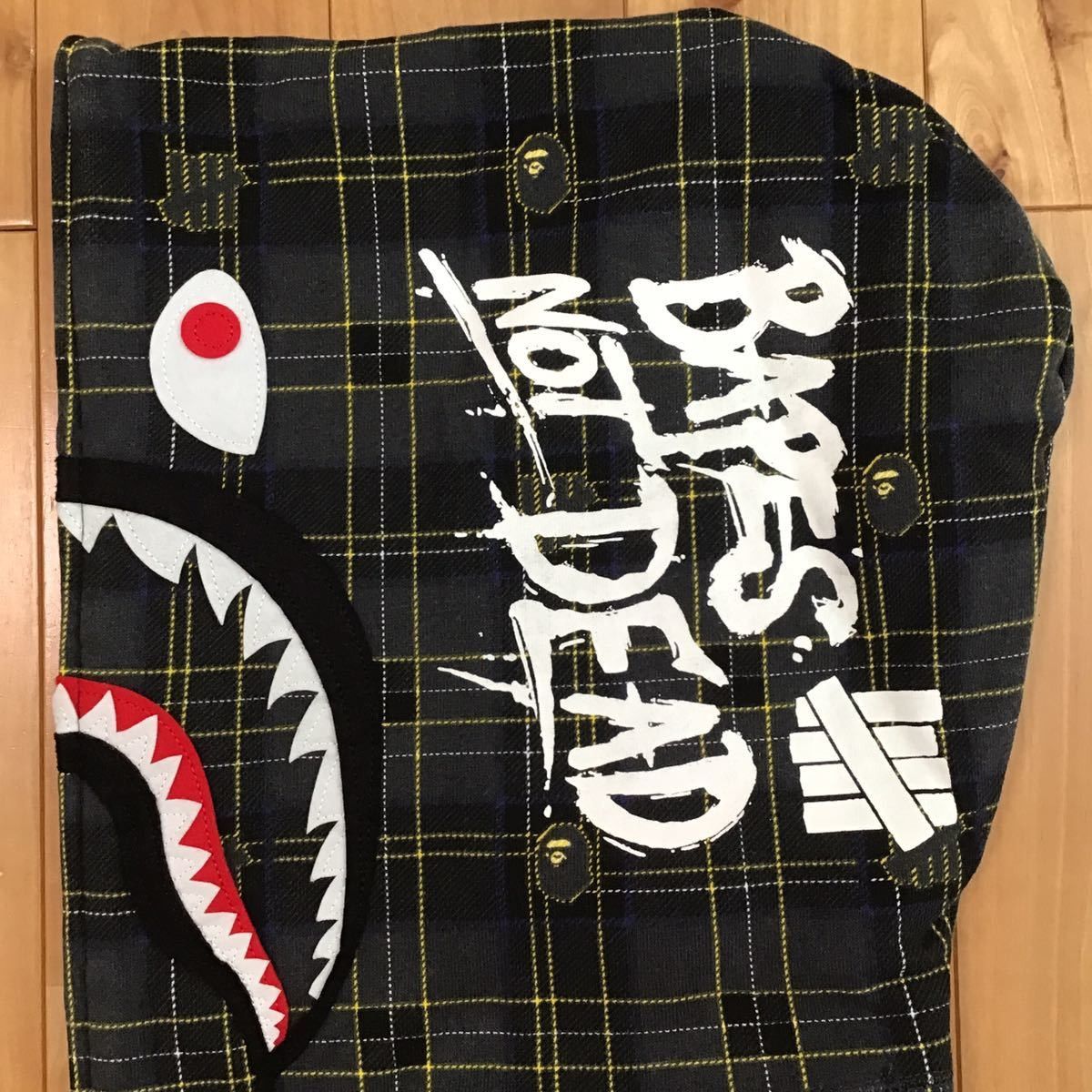 Bape × Undefeated BAPE × undefeated check shark full zip hoodie a bathing ape Size US M / EU 48-50 / 2 - 6 Thumbnail
