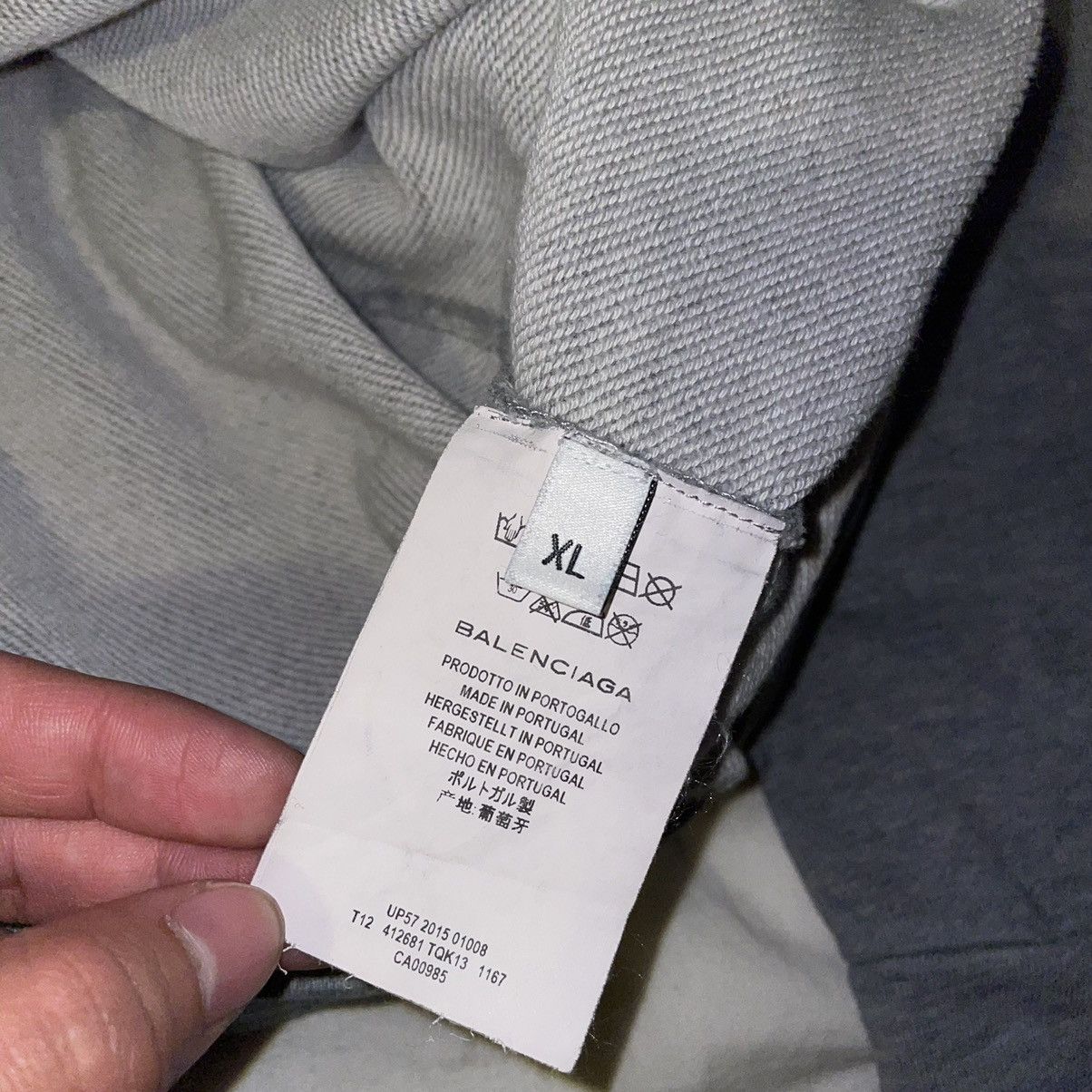 Balenciaga Balenciaga 2015 Paint Stripe Hoodie Size US XL / EU 56 / 4 - 6 Thumbnail