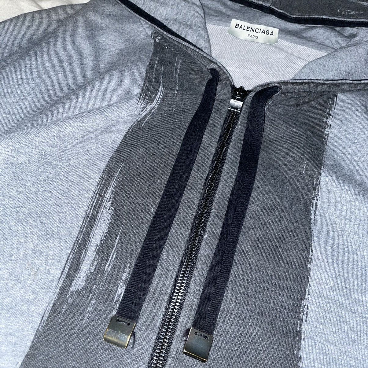 Balenciaga Balenciaga 2015 Paint Stripe Hoodie Size US XL / EU 56 / 4 - 3 Thumbnail