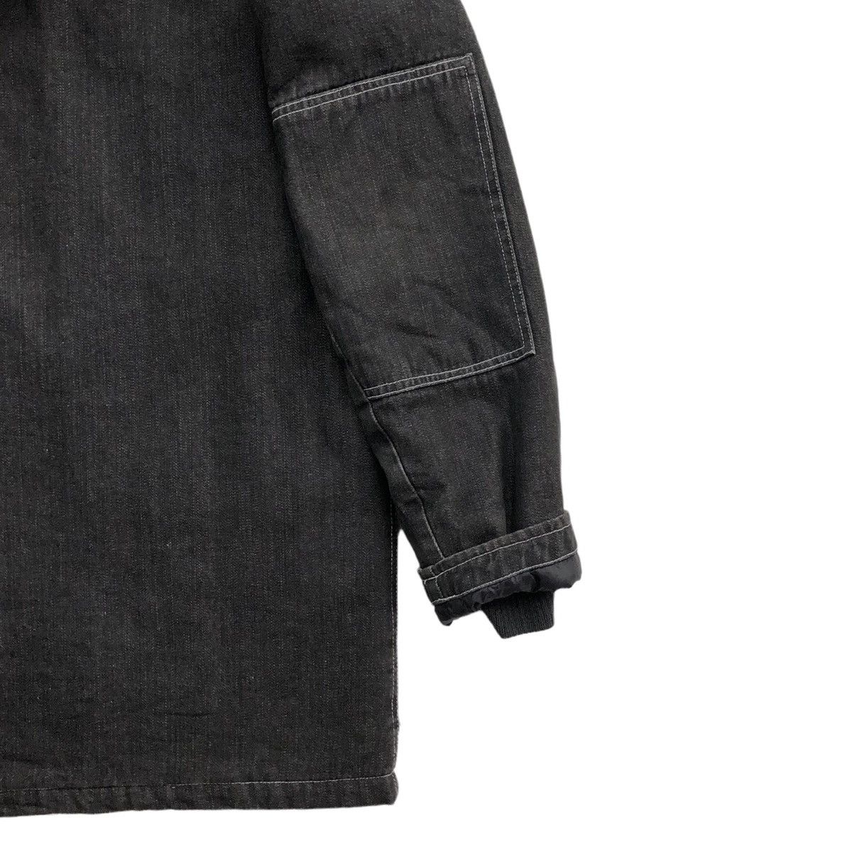 Johnbull Japanese Brand Johnbull Denim Fur Hooded Parka Jacket Size US M / EU 48-50 / 2 - 8 Thumbnail
