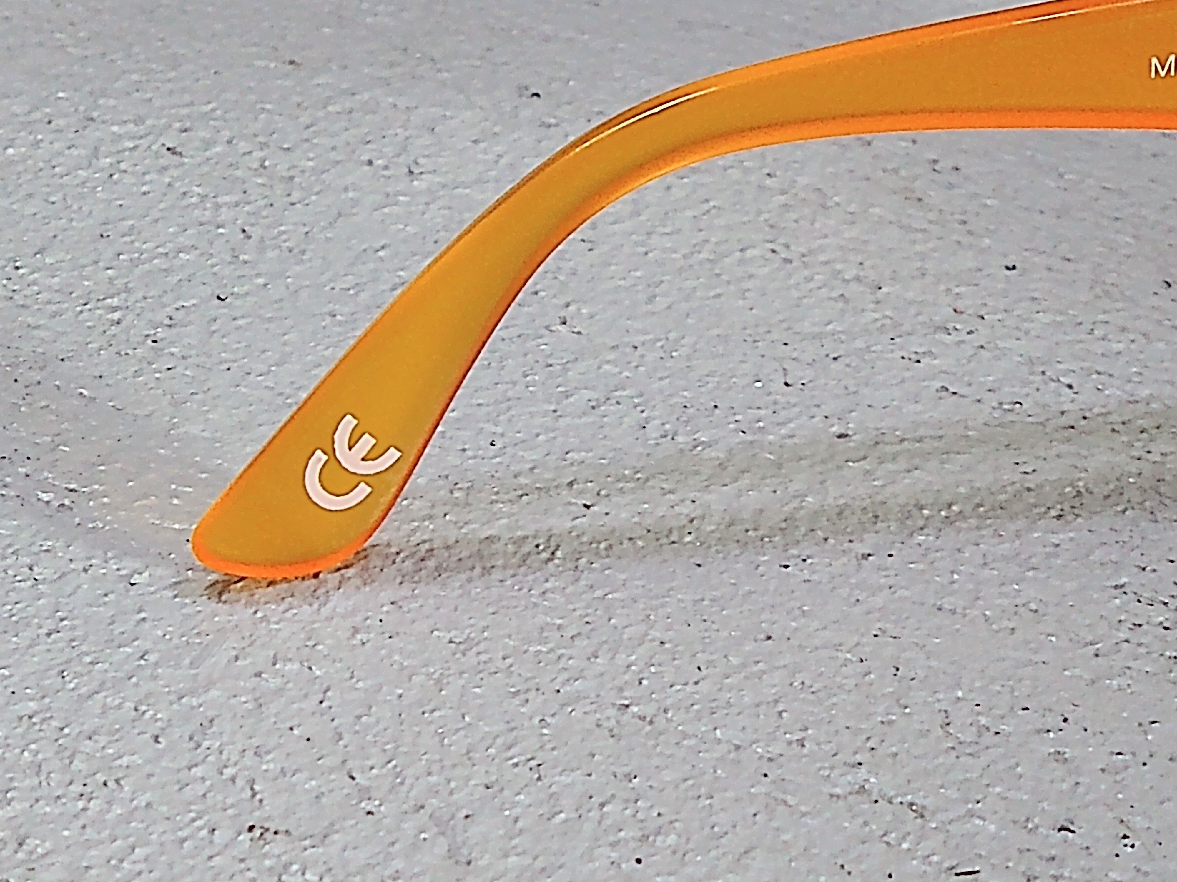 Versace Versace Sunglasses Mod.408 Orange Clear Y2K Italy Size ONE SIZE - 12 Thumbnail