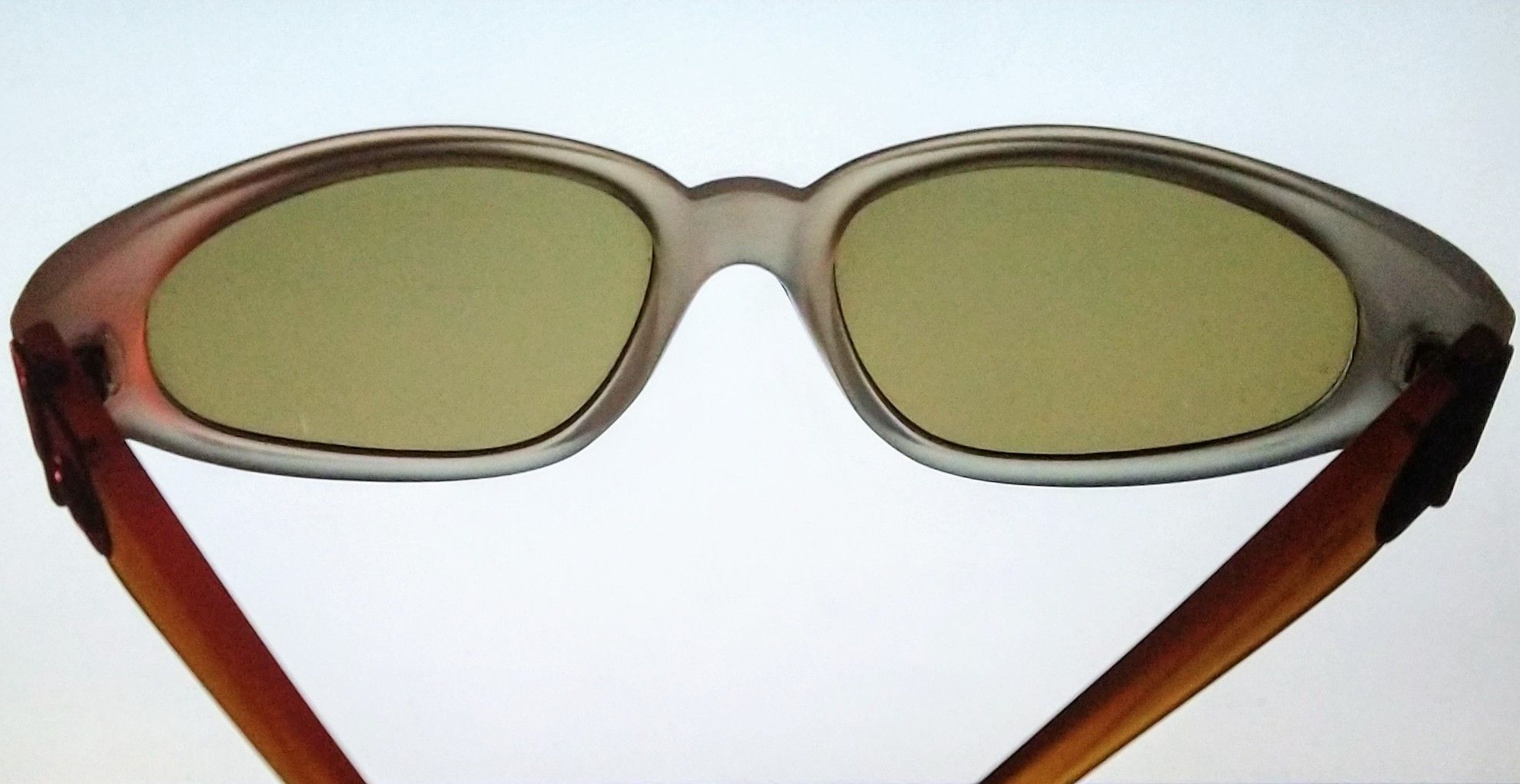Versace Versace Sunglasses Mod.408 Orange Clear Y2K Italy Size ONE SIZE - 14 Thumbnail