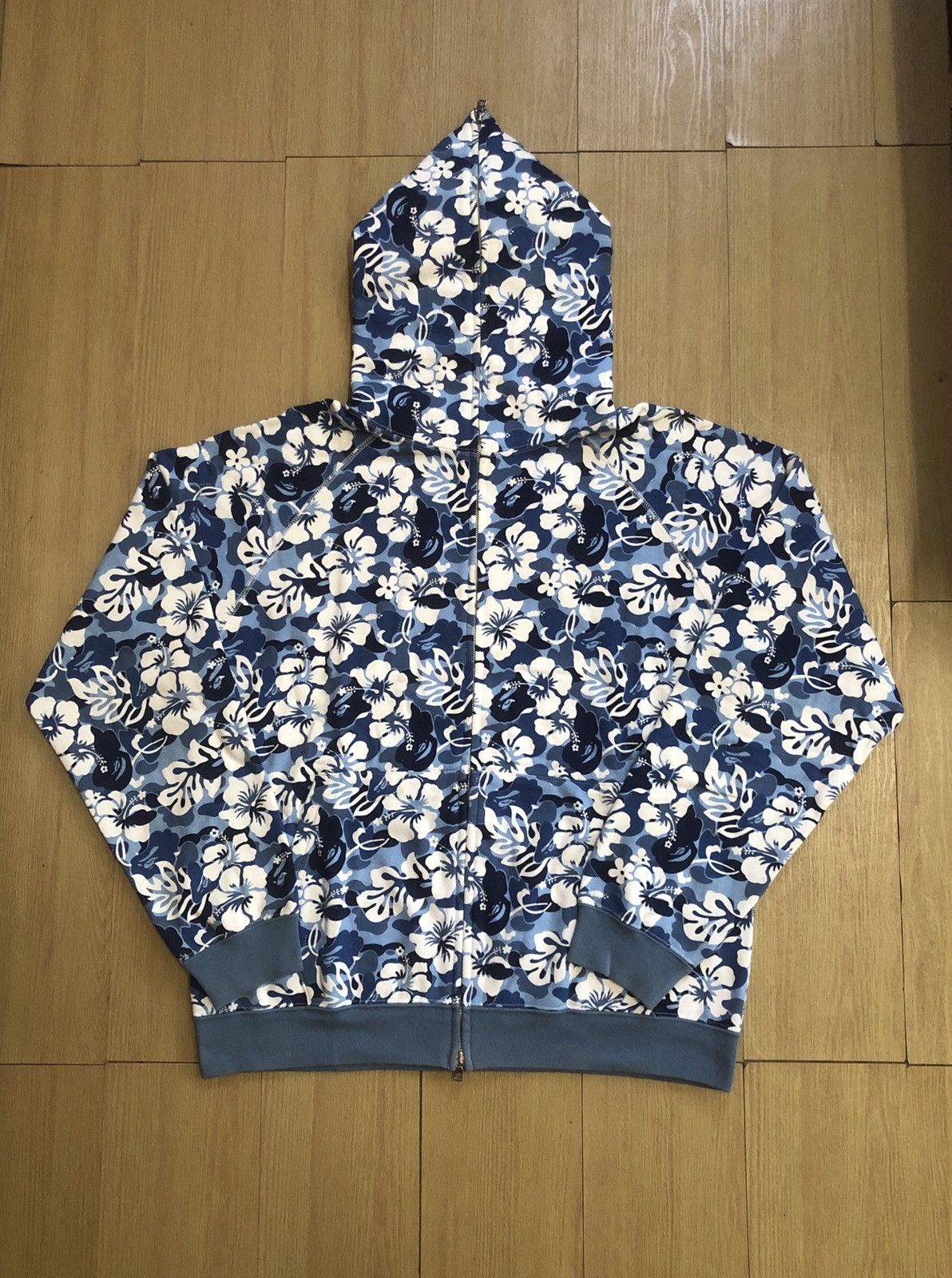 Bape Aloha Camo Full Zip Hoodie Size US M / EU 48-50 / 2 - 1 Thumbnail