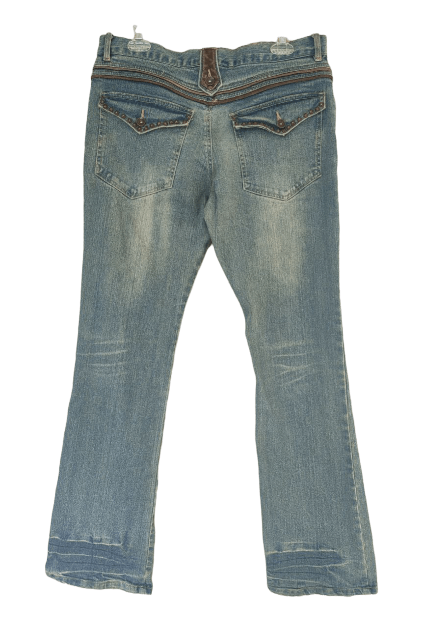 Japanese Brand Japanese Flare Denim Size 35" - 2 Thumbnail