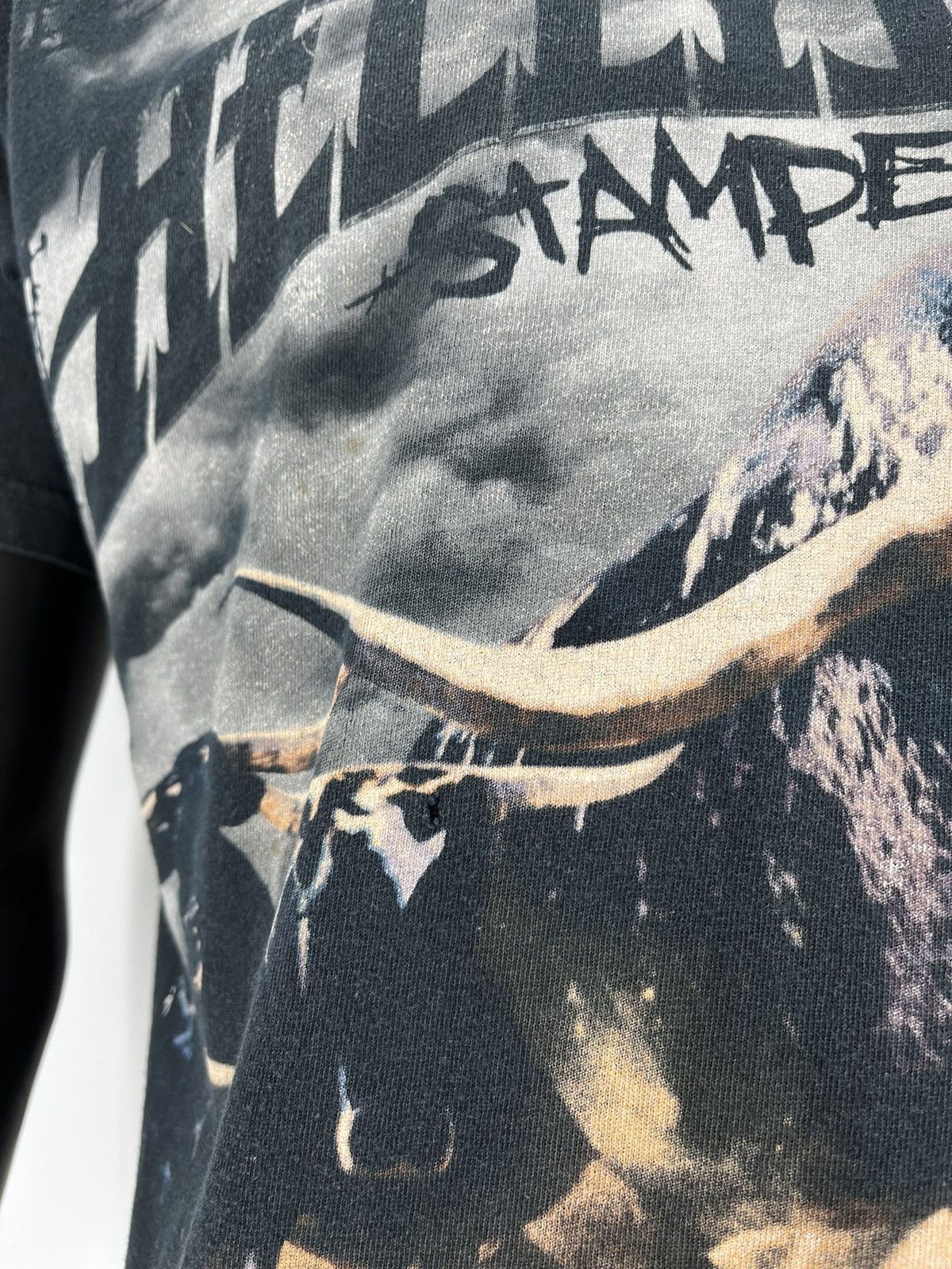 Band Tees × Vintage Vintage y2k HELLYEAH stamdede tour 2010 Band Rock Tee Size US M / EU 48-50 / 2 - 7 Thumbnail
