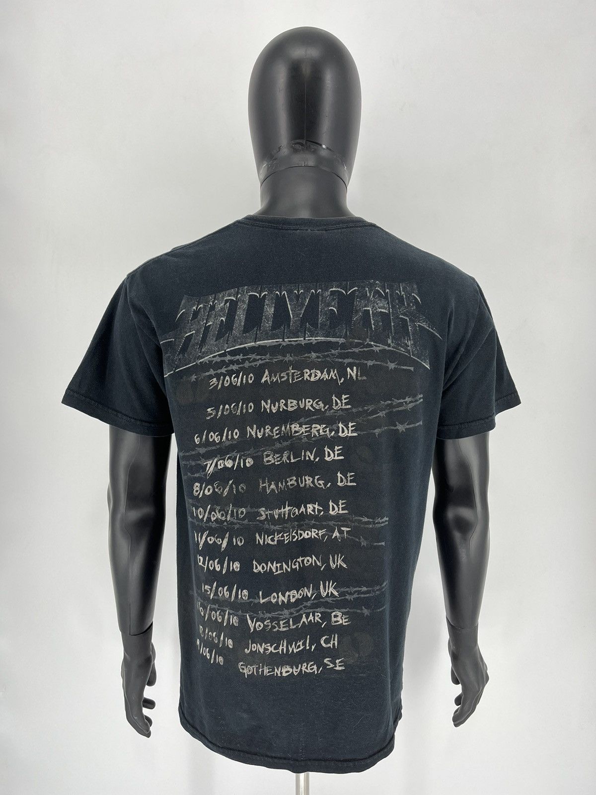 Band Tees × Vintage Vintage y2k HELLYEAH stamdede tour 2010 Band Rock Tee Size US M / EU 48-50 / 2 - 9 Thumbnail