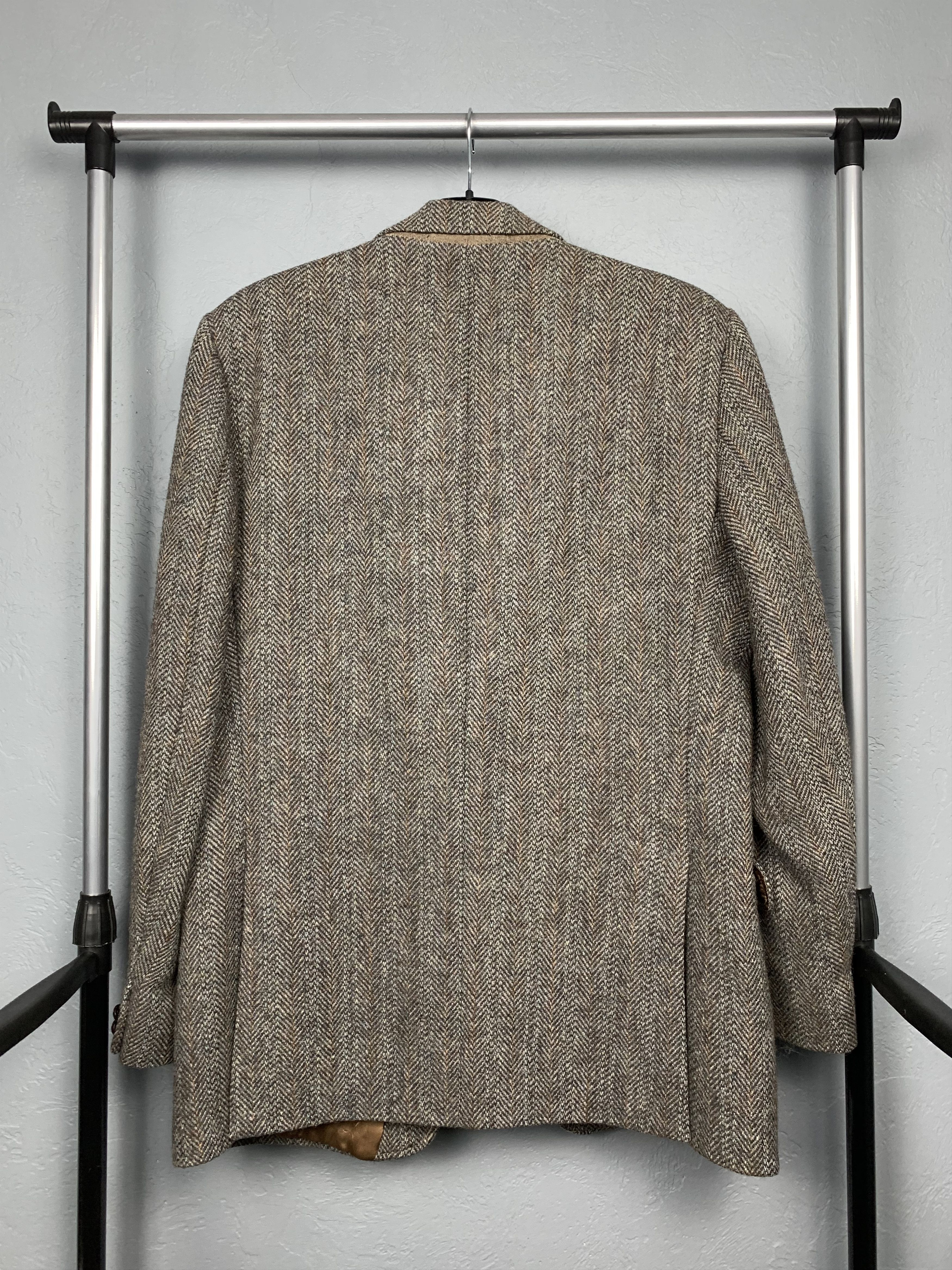 Harris Tweed Blazer Jacket Harris Tweed Wool Two Buttons Size US L / EU 52-54 / 3 - 8 Thumbnail