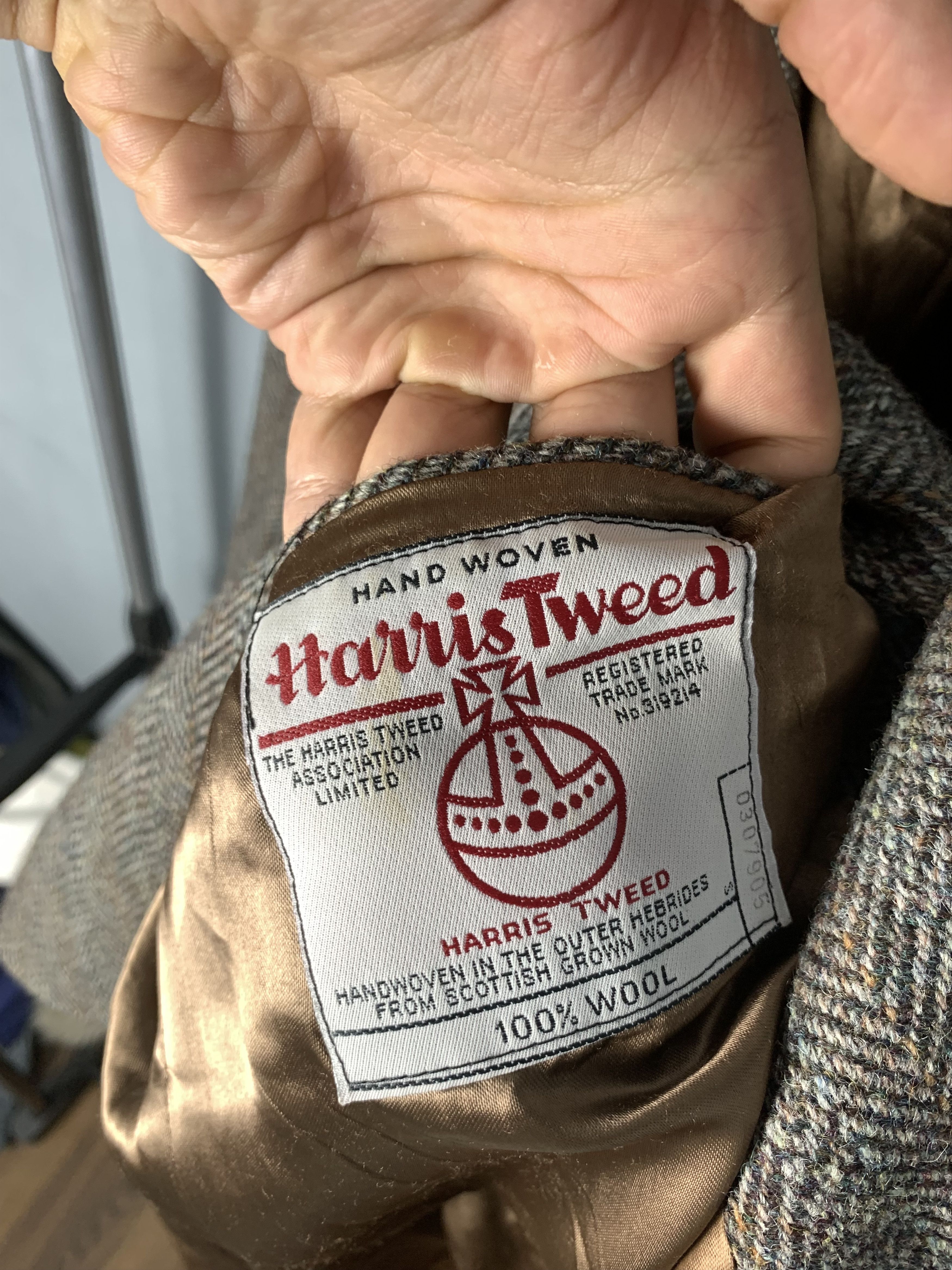 Harris Tweed Blazer Jacket Harris Tweed Wool Two Buttons Size US L / EU 52-54 / 3 - 5 Thumbnail