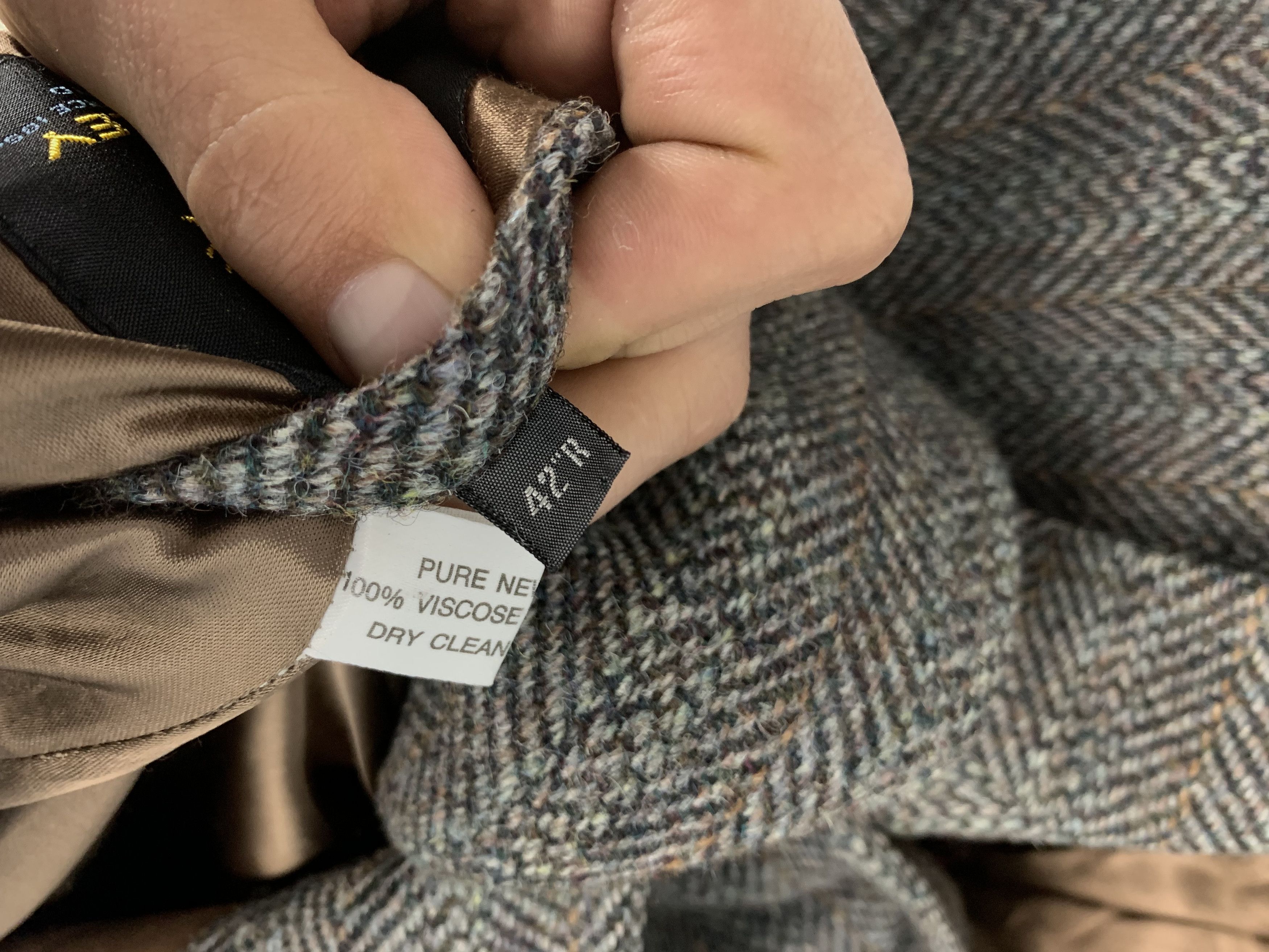 Harris Tweed Blazer Jacket Harris Tweed Wool Two Buttons Size US L / EU 52-54 / 3 - 7 Thumbnail